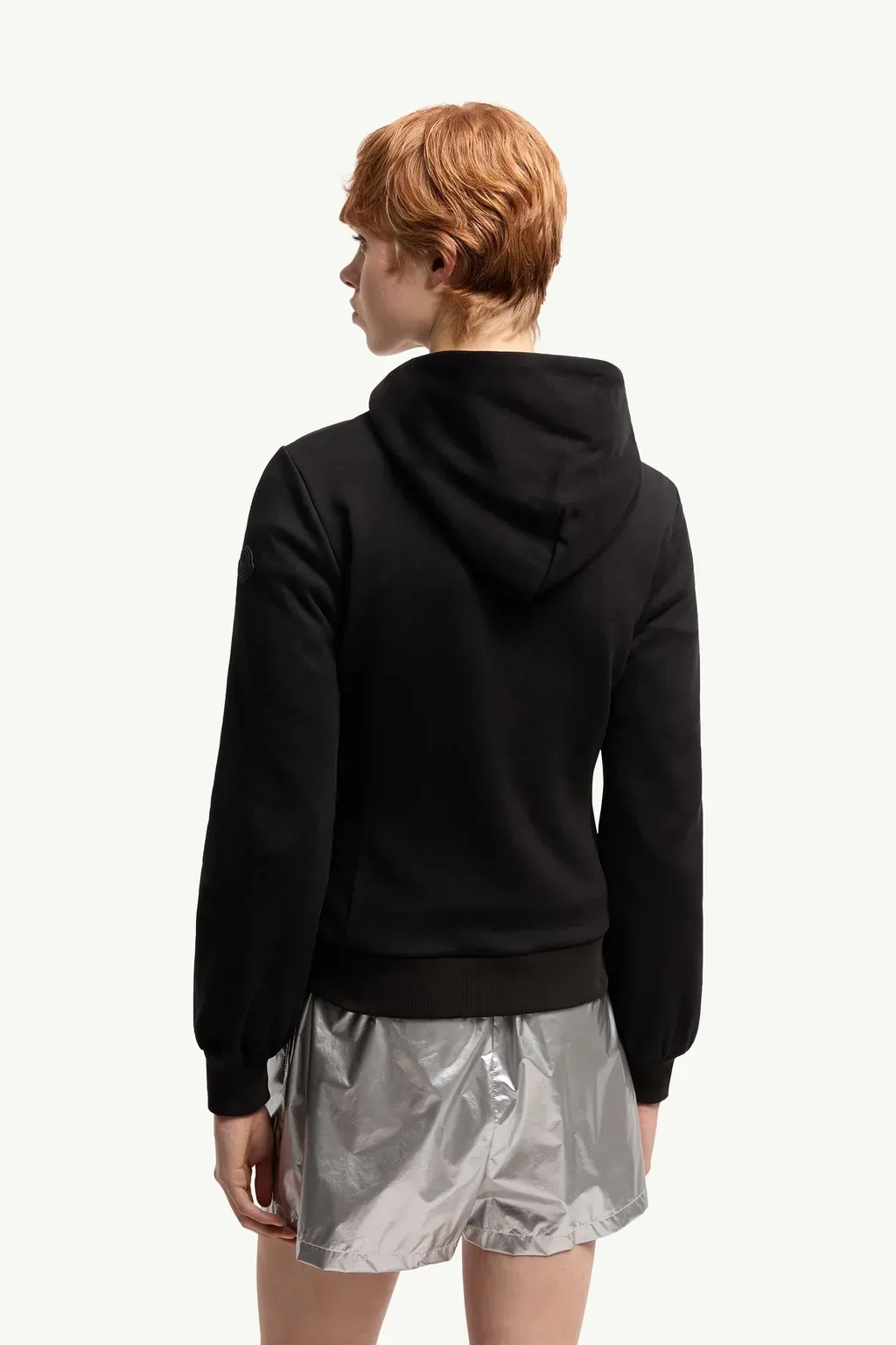 Cotton Fleece Padded Zip-Up Hoodie