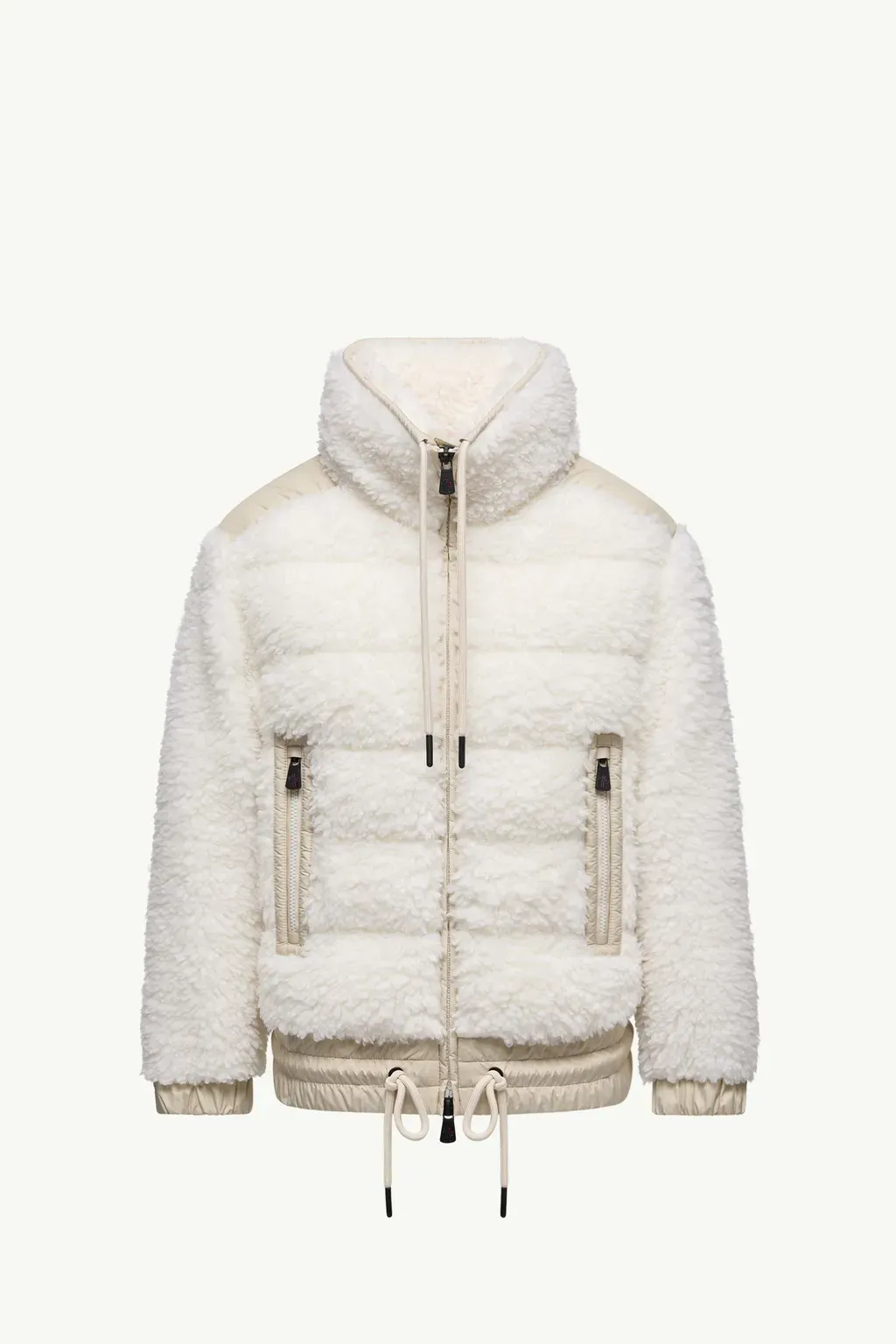 Padded Teddy Zip-Up Cardigan