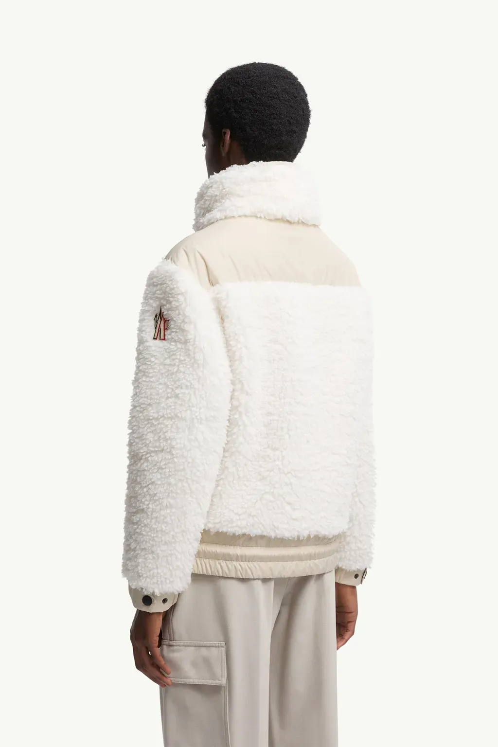 Padded Teddy Zip-Up Cardigan
