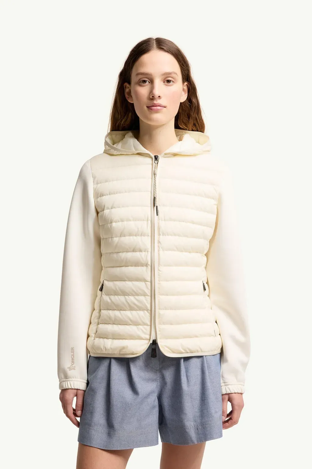 Padded Zip-Up Hoodie