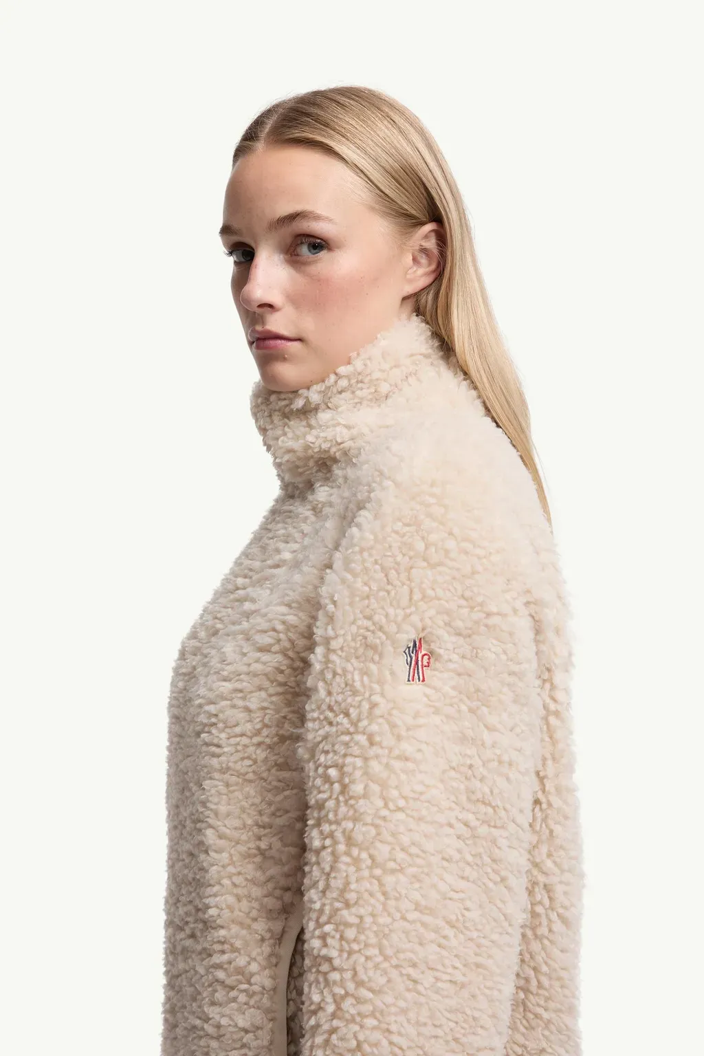 Teddy Polo Neck Sweatshirt