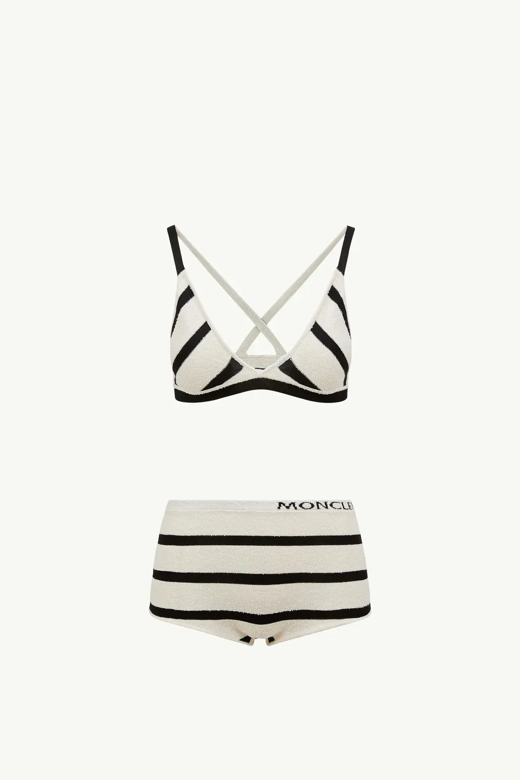 Striped Bouclé Bikini