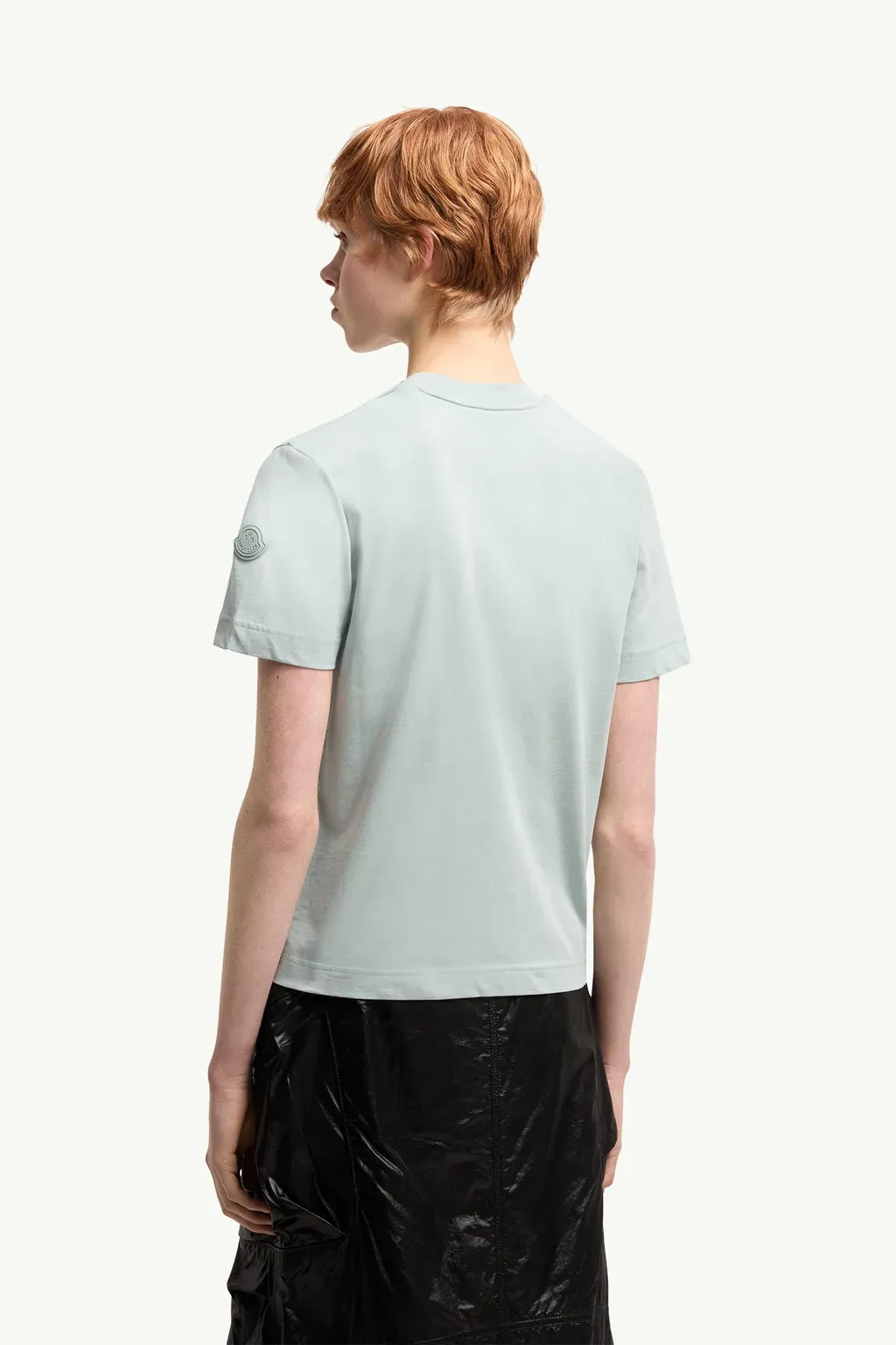 Cotton Jersey T-Shirt With Pleated Pocket