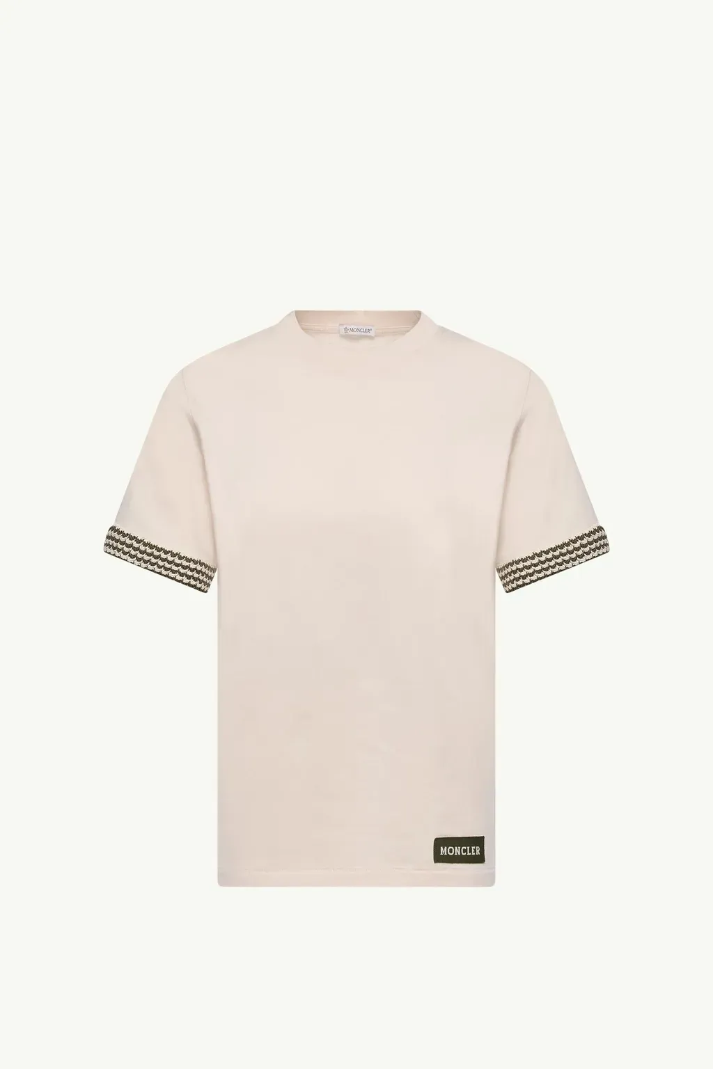 Crochet-Trimmed Cotton Logo T-Shirt
