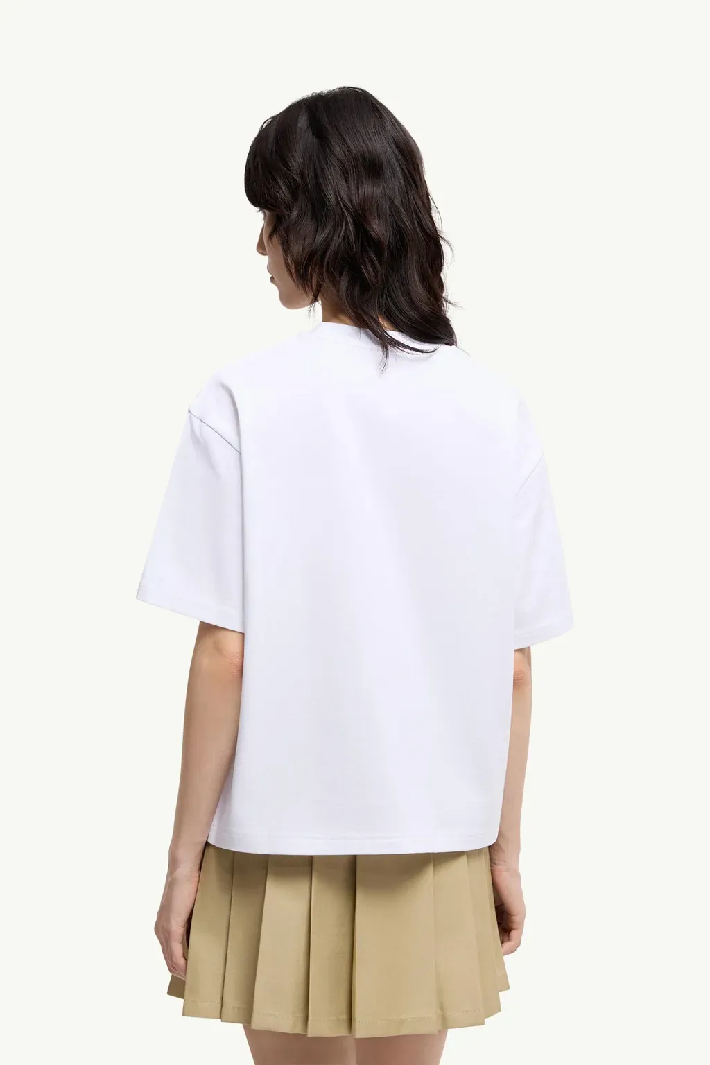 Embroidered Cherry Logo Cotton T-Shirt