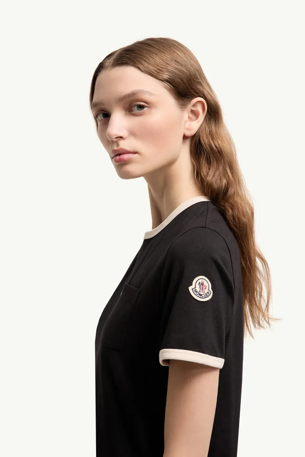Embroidered Logo Cotton T-Shirt