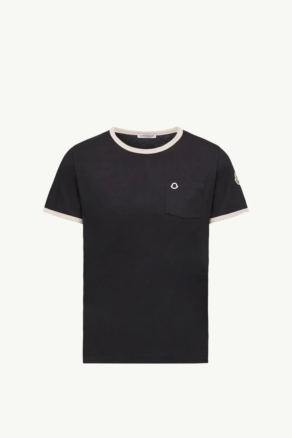 Embroidered Logo Cotton T-Shirt