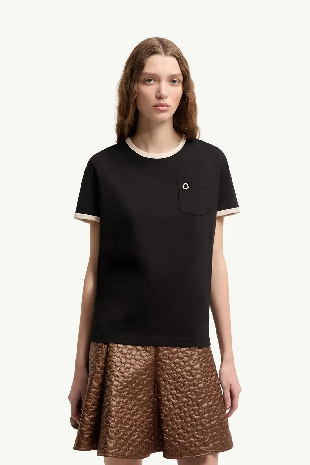 Embroidered Logo Cotton T-Shirt
