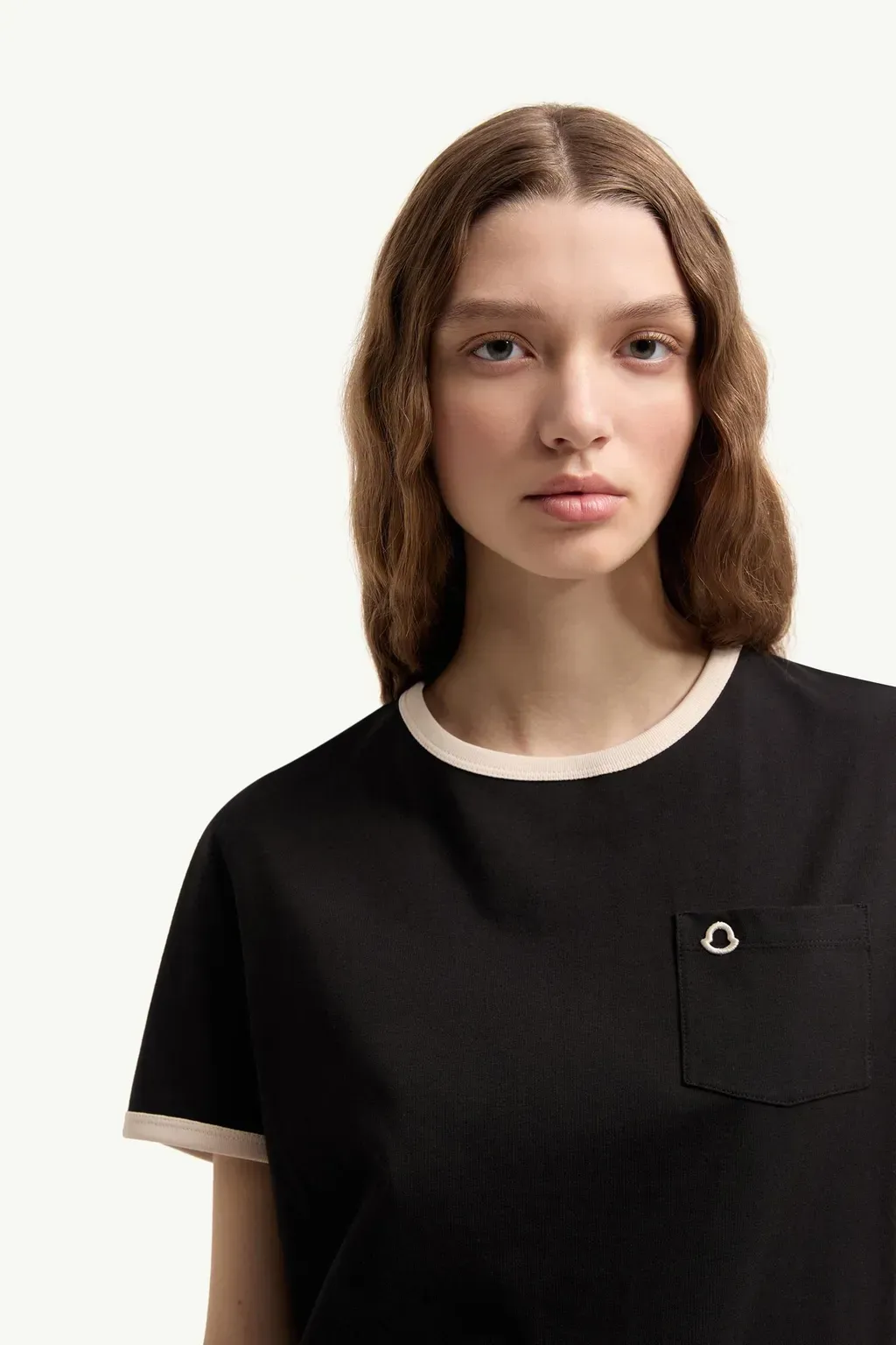 Embroidered Logo Cotton T-Shirt