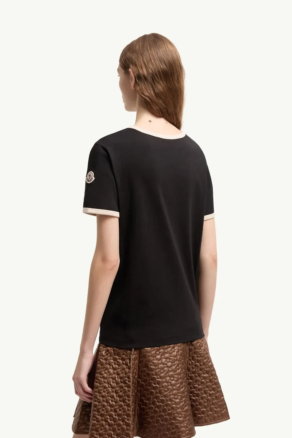 Embroidered Logo Cotton T-Shirt