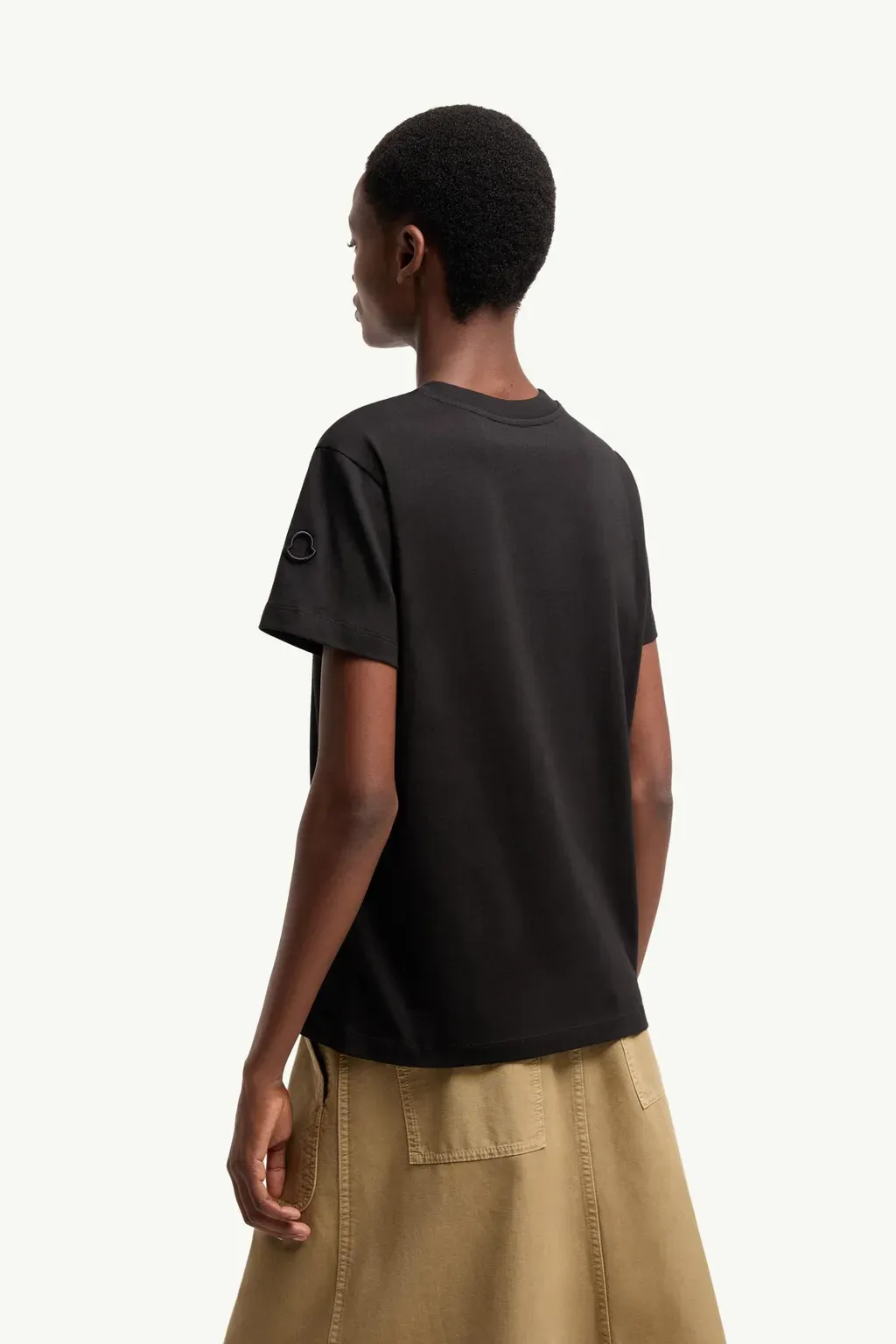 Embroidered Logo Cotton T-Shirt