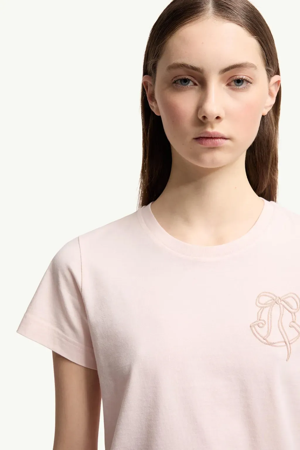 Embroidered Logo Cotton T-Shirt
