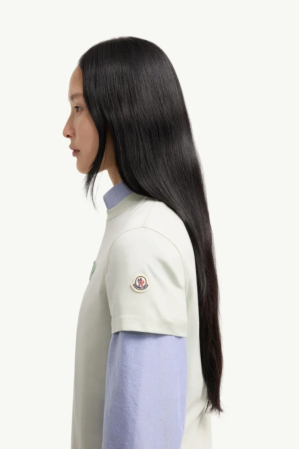 Embroidered Tonal Logo Cotton T-Shirt