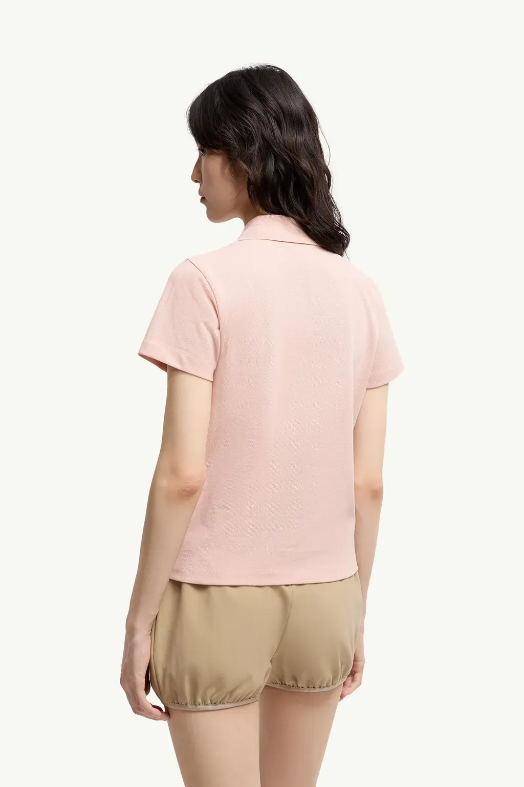 Heart Logo Patch Cotton Piquet Polo Shirt