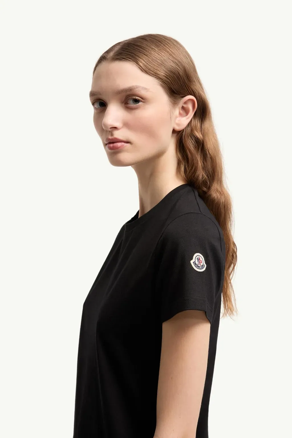 Logo Patch Cotton Jersey T-Shirt