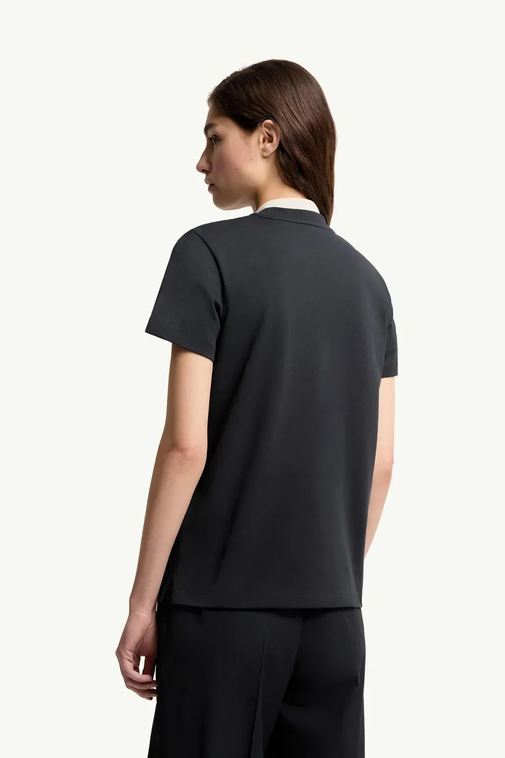 Logo Embroidery Cotton T-Shirt