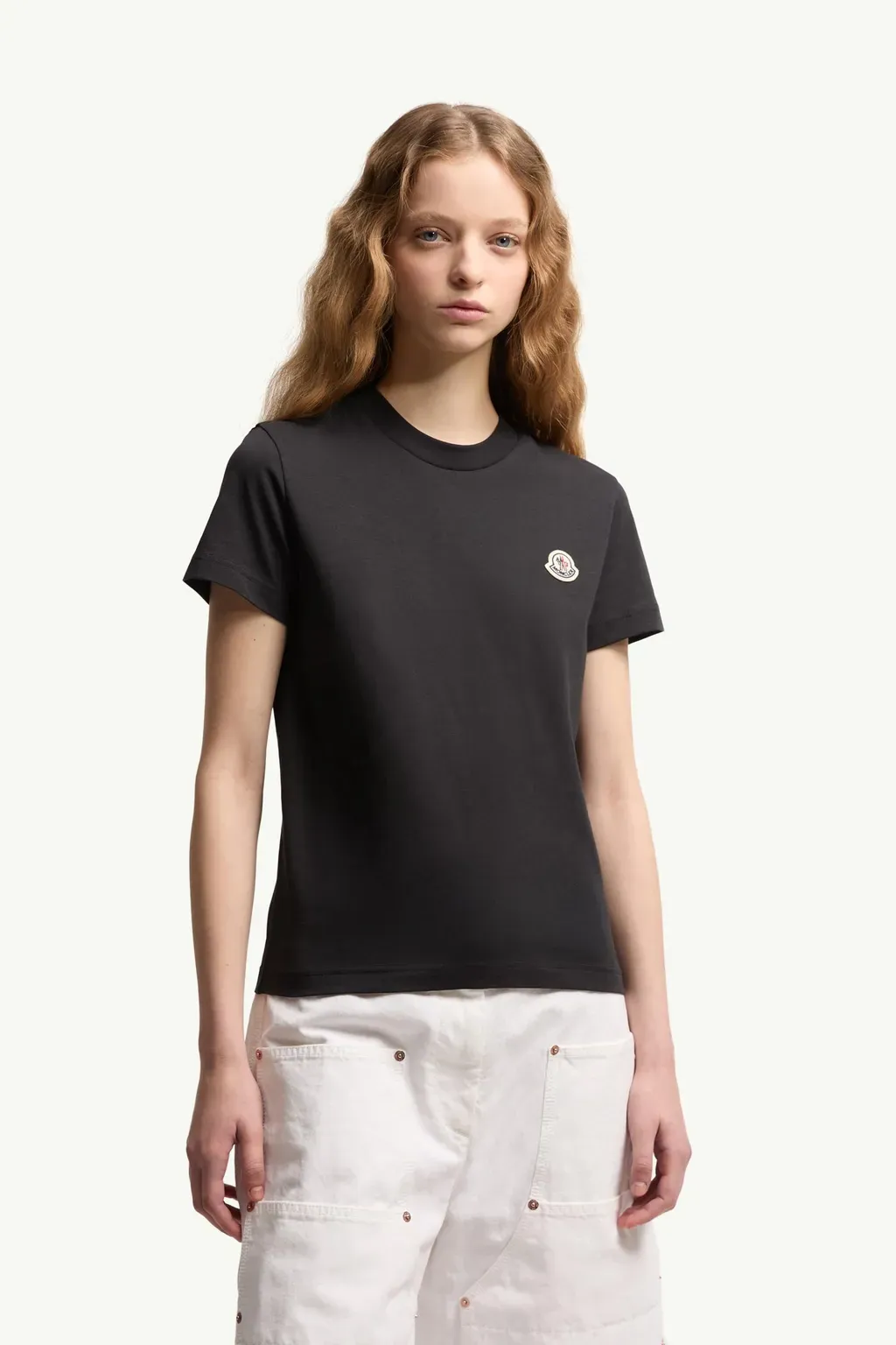 Logo Patch Cotton T-Shirt