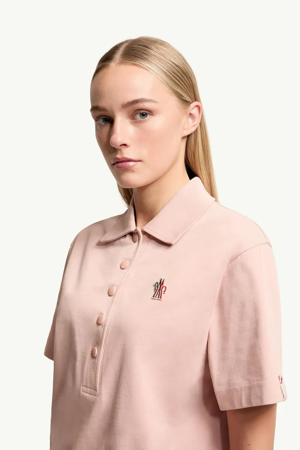 Logo Patch Cotton Polo Shirt