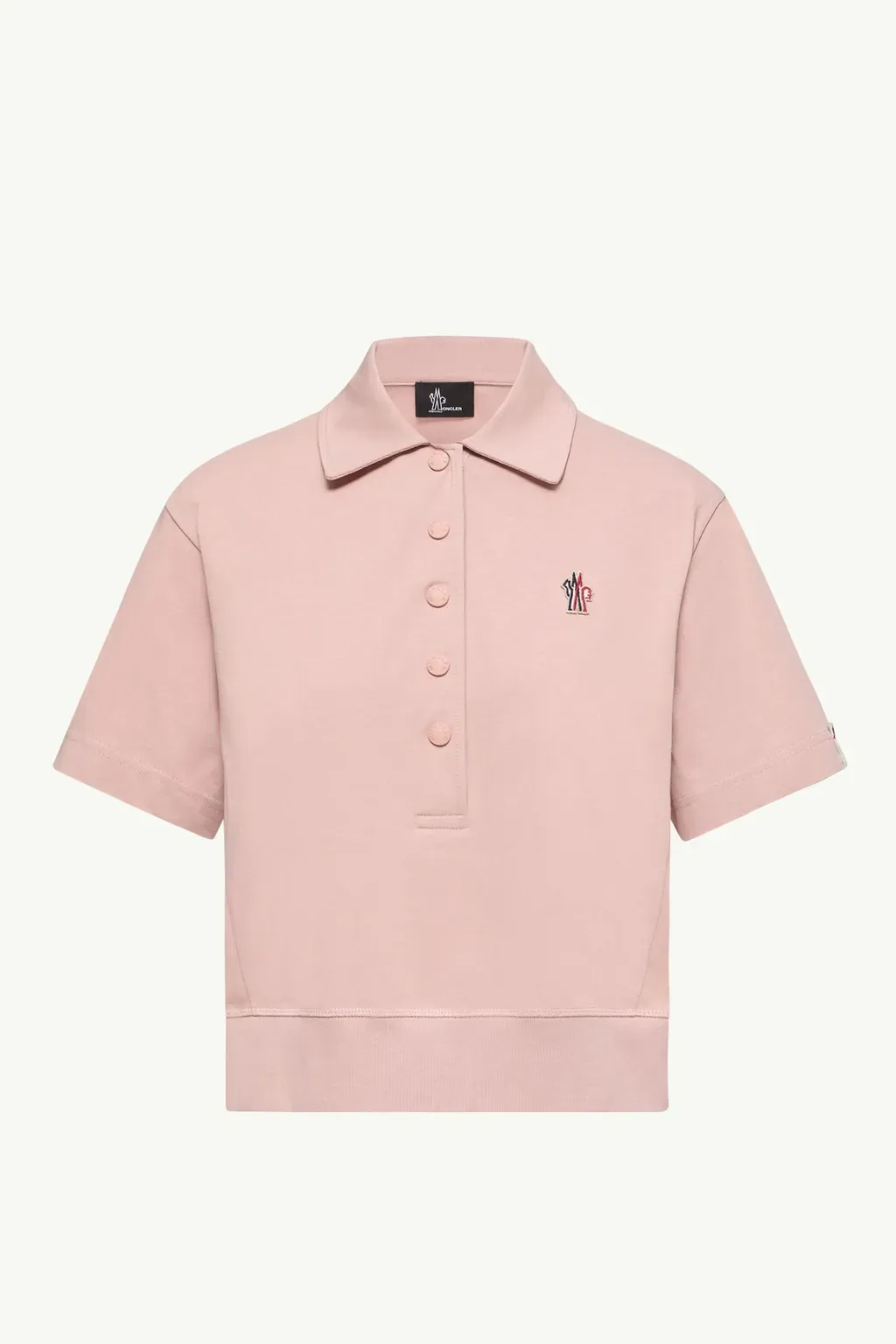 Logo Patch Cotton Polo Shirt