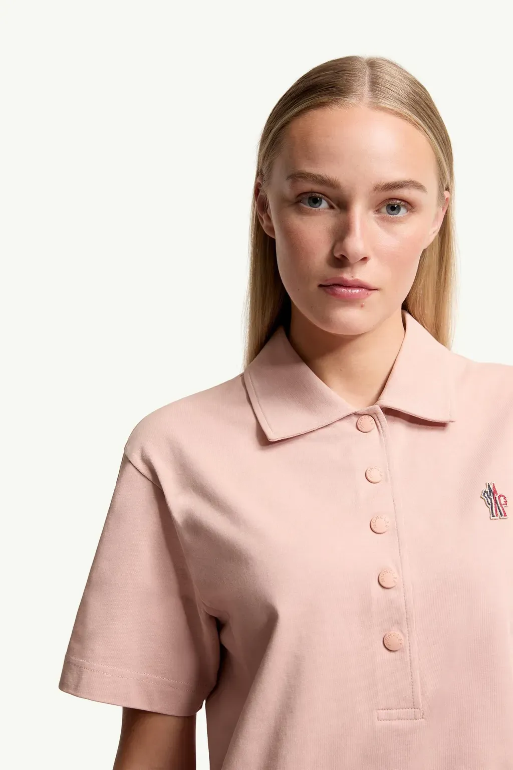 Logo Patch Cotton Polo Shirt