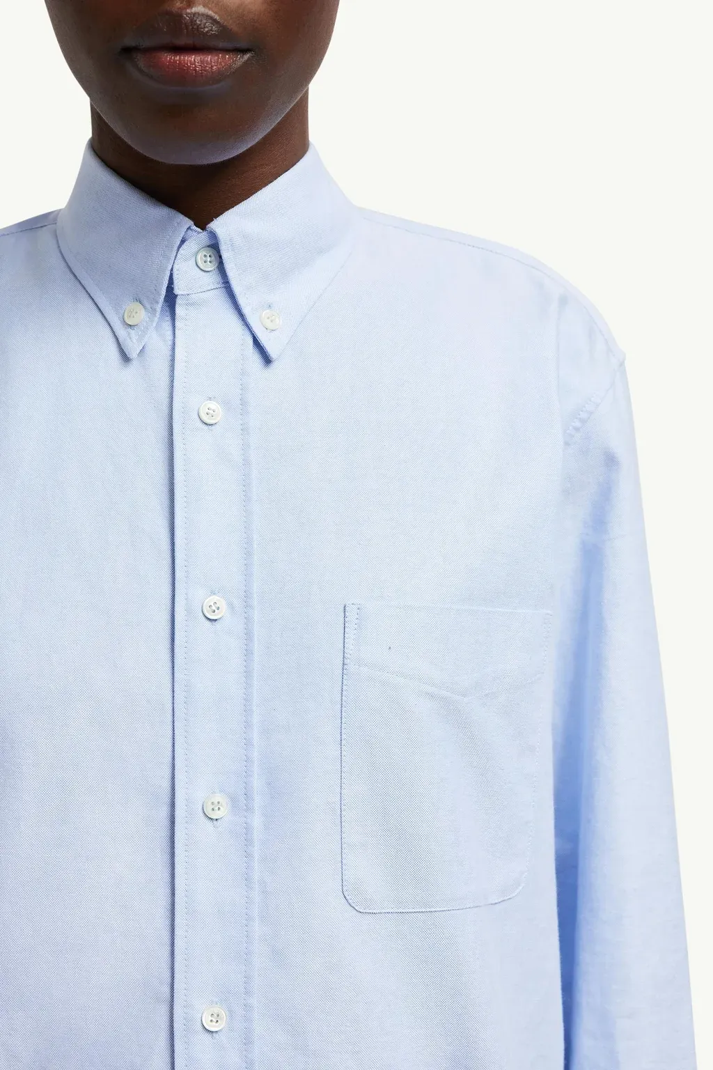 Long Sleeve Oxford Cotton Shirt