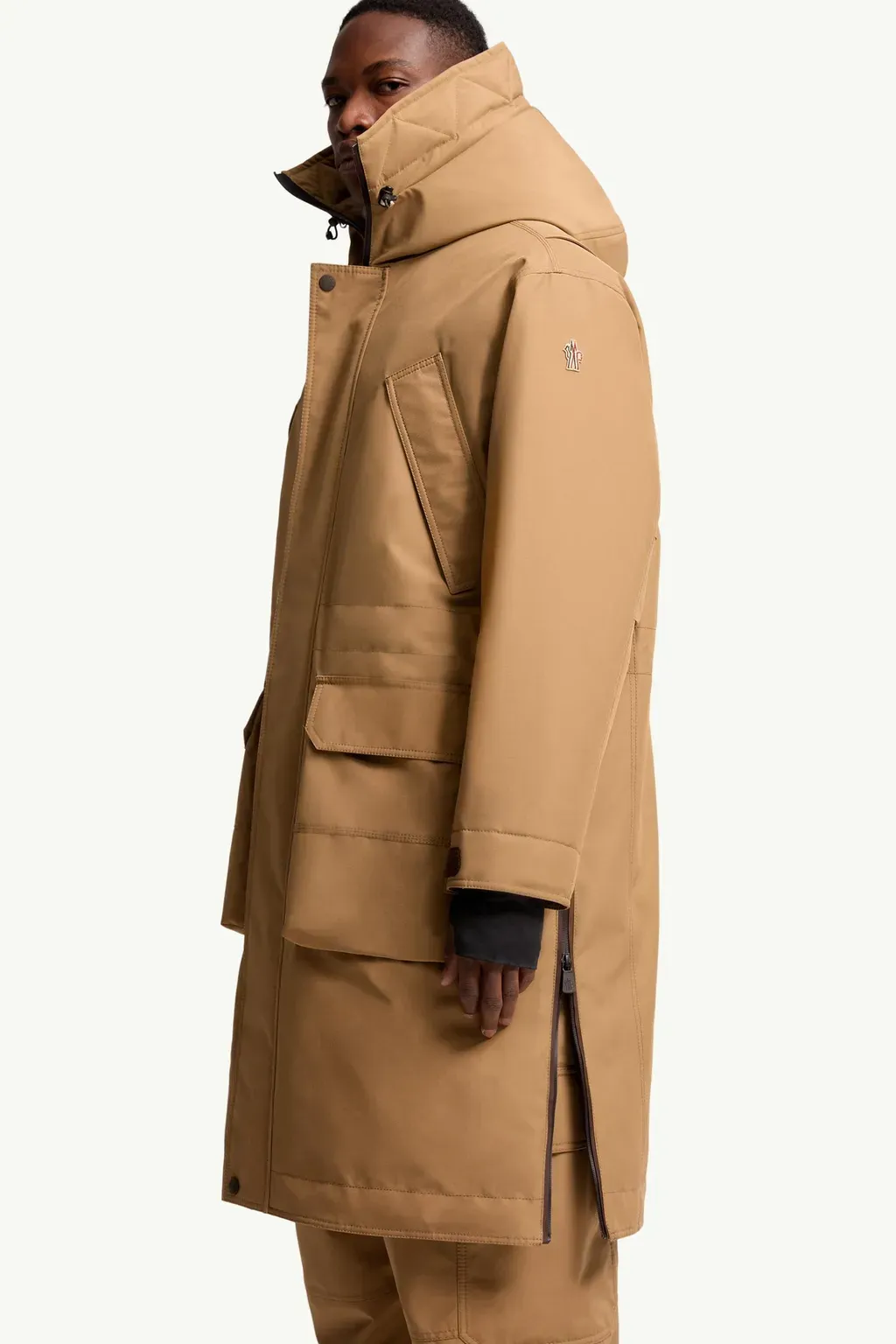 Foux Gore-Tex® Laminate Hooded Long Insulated Ski Jacket
