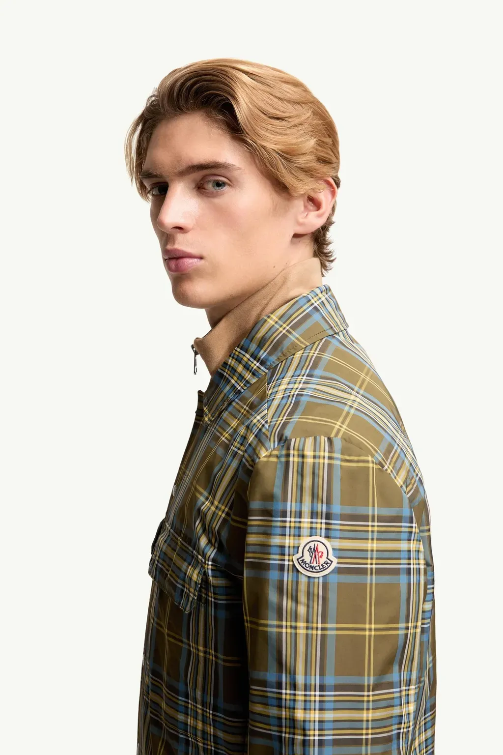 Monogram Checked Shirt Jacket