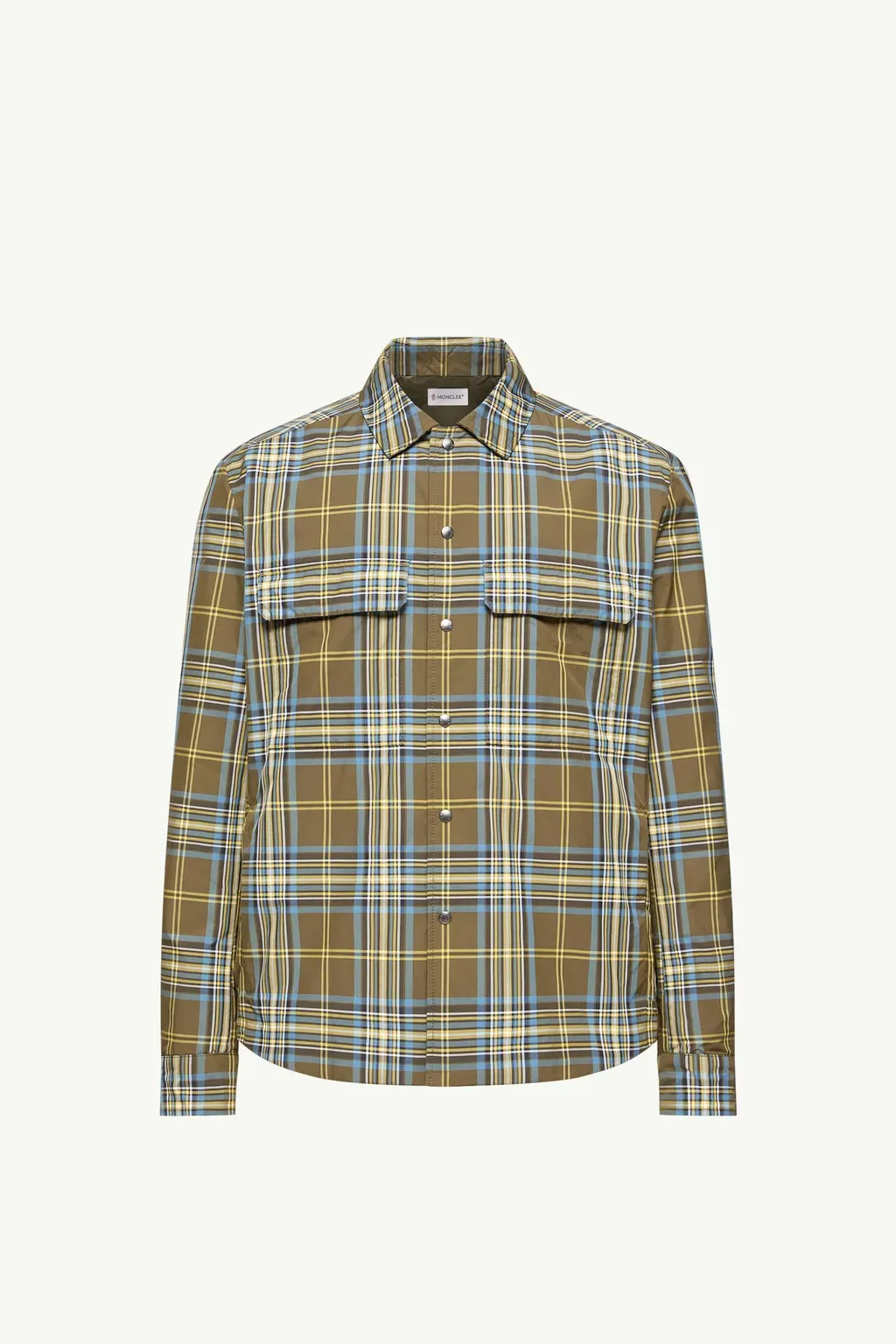 Monogram Checked Shirt Jacket