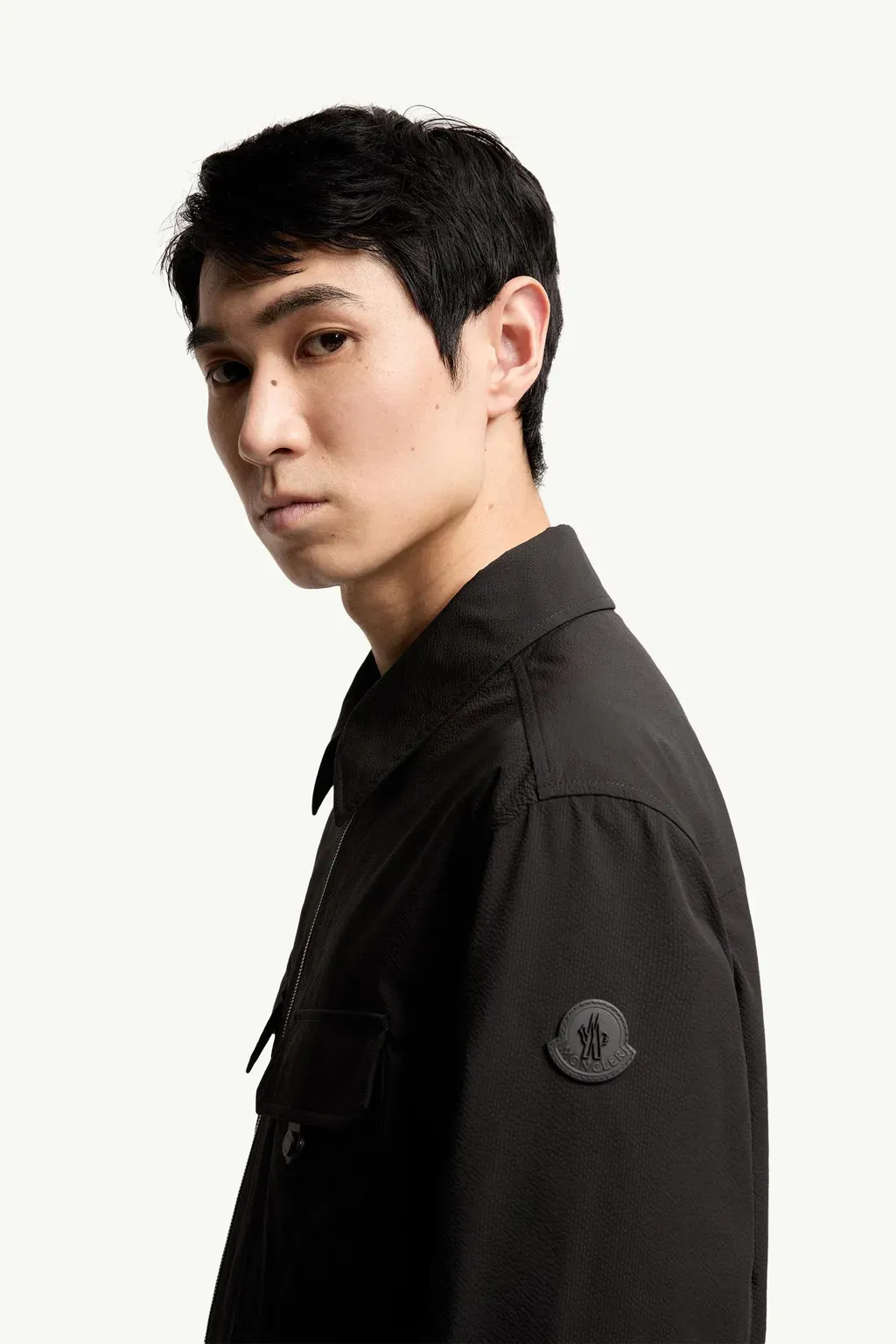 Seersucker Shirt Jacket