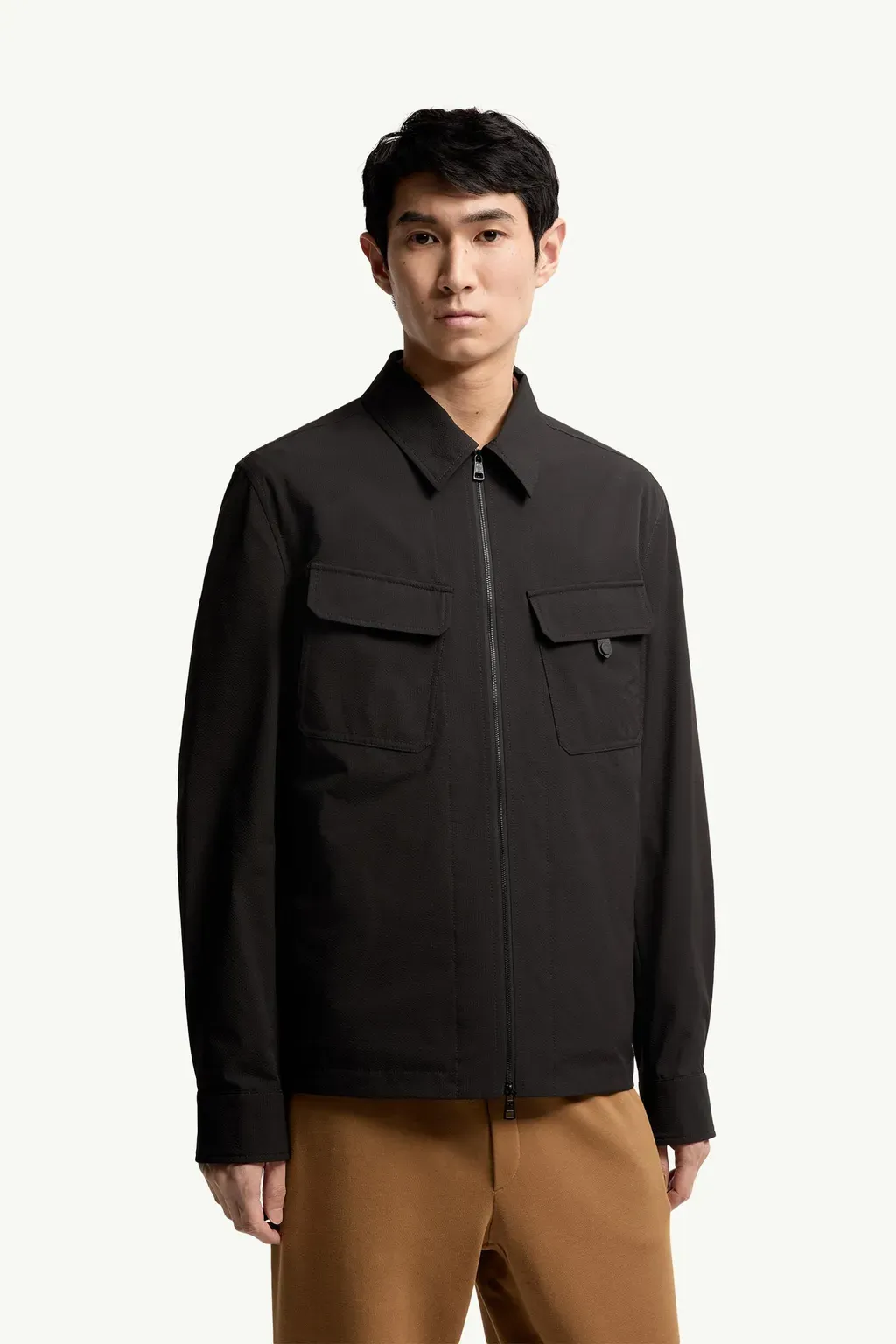 Seersucker Shirt Jacket