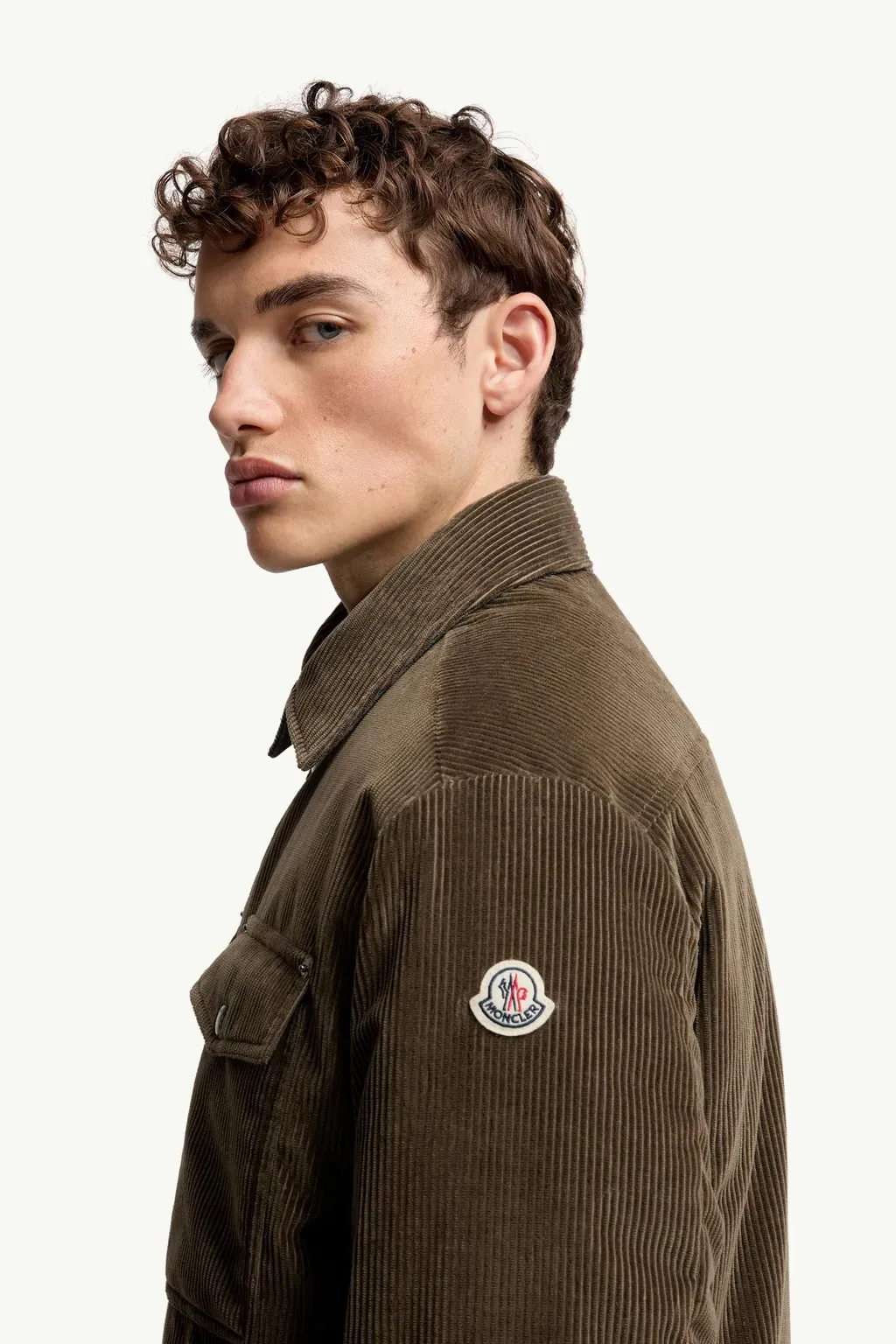 Ambroisie Corduroy Down Shirt Jacket