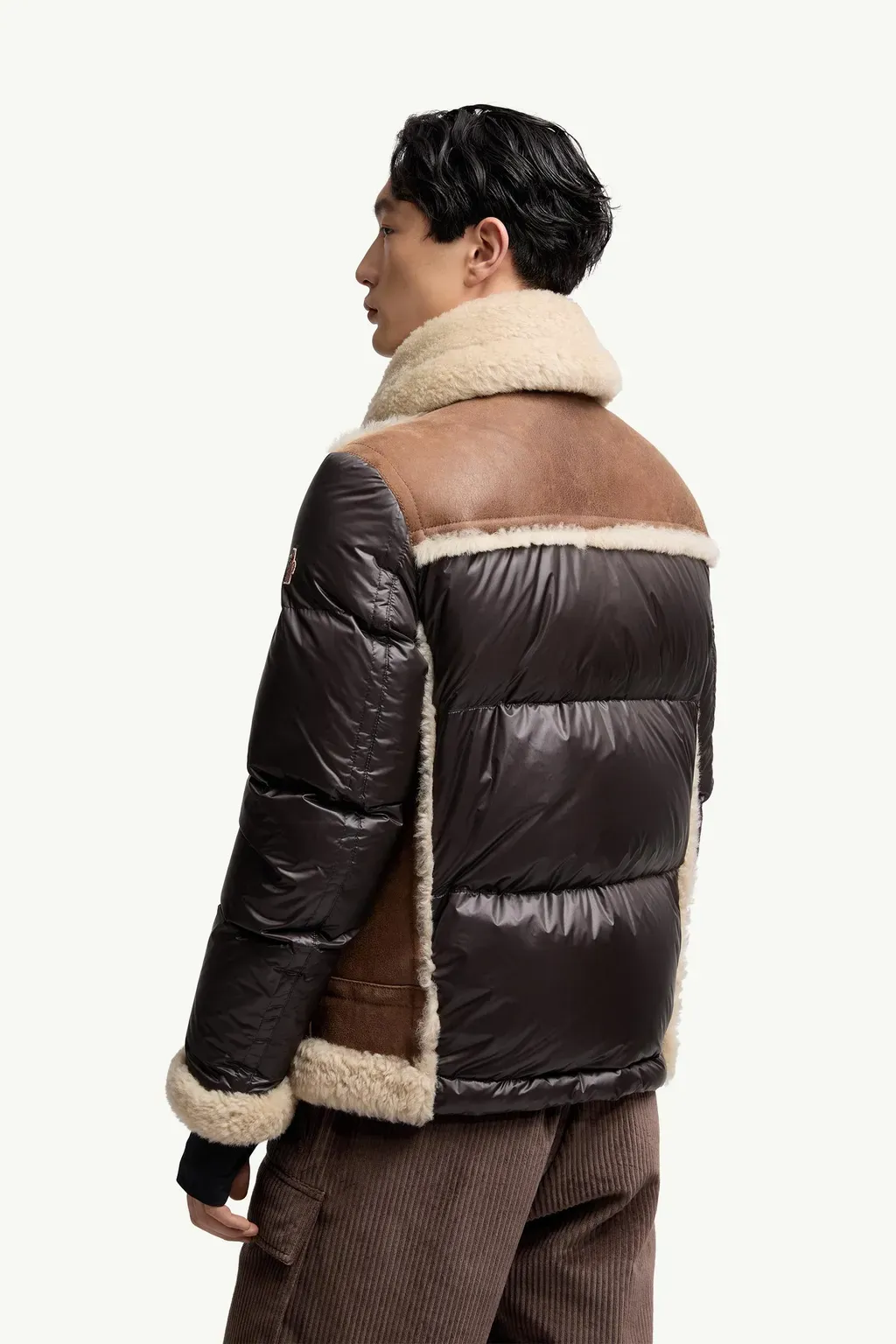 Argens Shearling & Nappa Down Jacket
