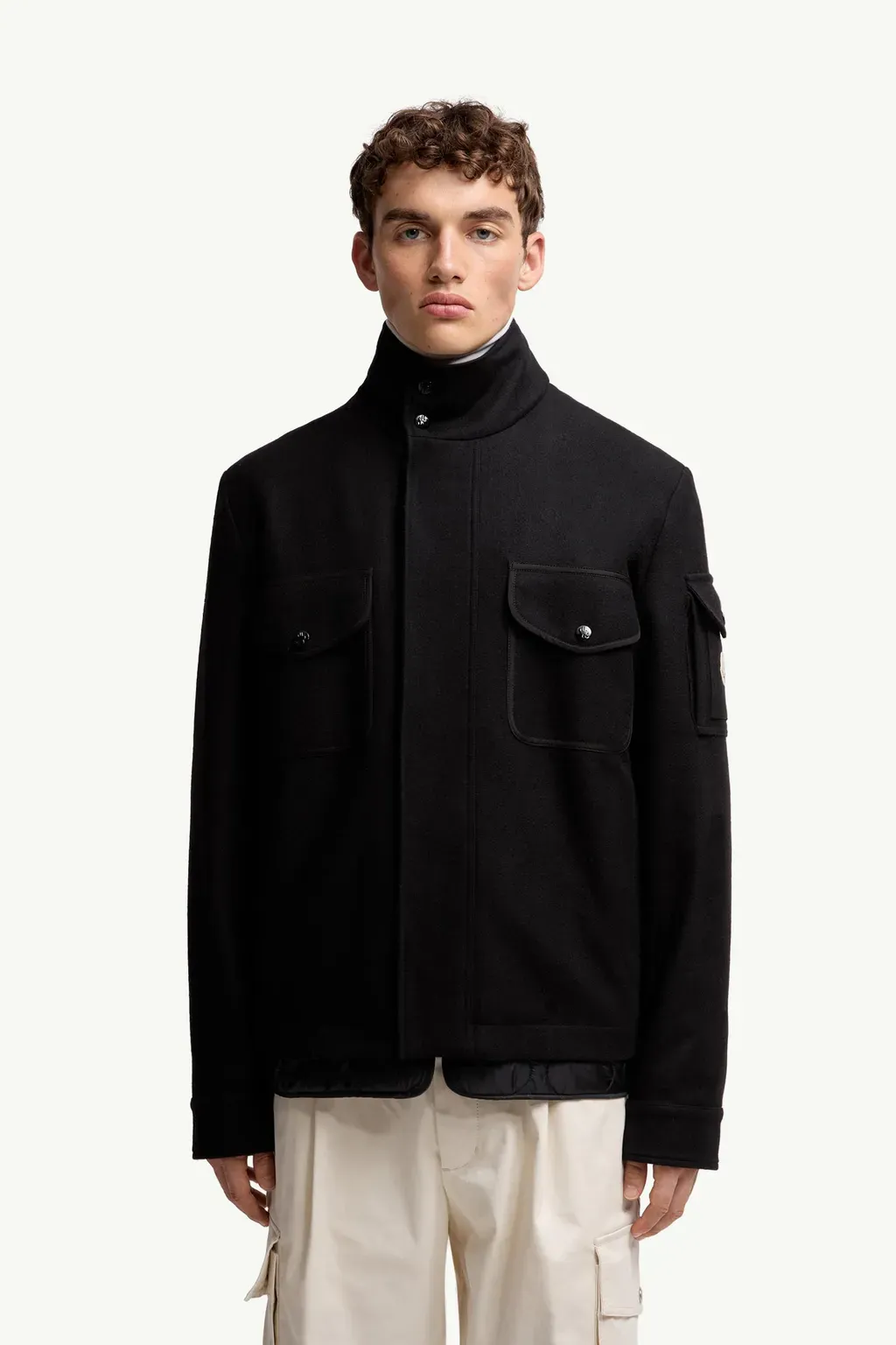 Avoine Wool Short Down Jacket