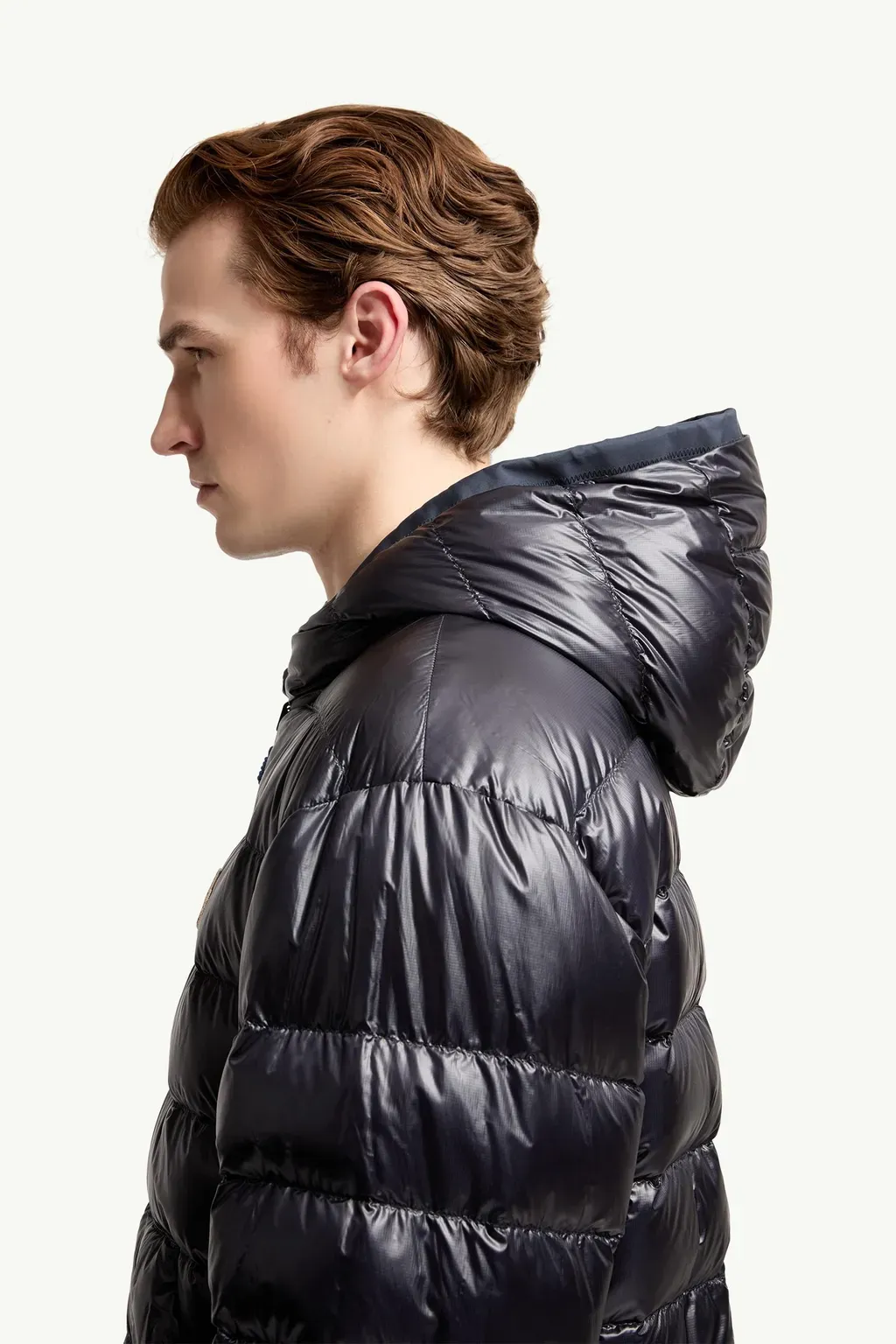 Berguns Reversible Hooded Down Bomber Jacket