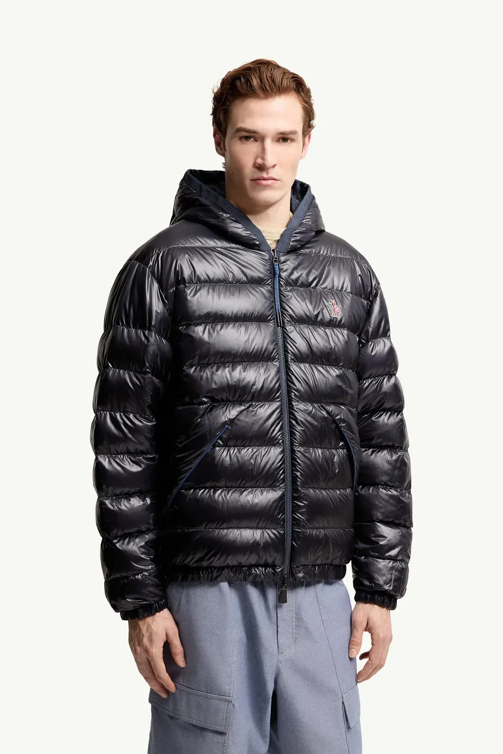 Berguns Reversible Hooded Down Bomber Jacket