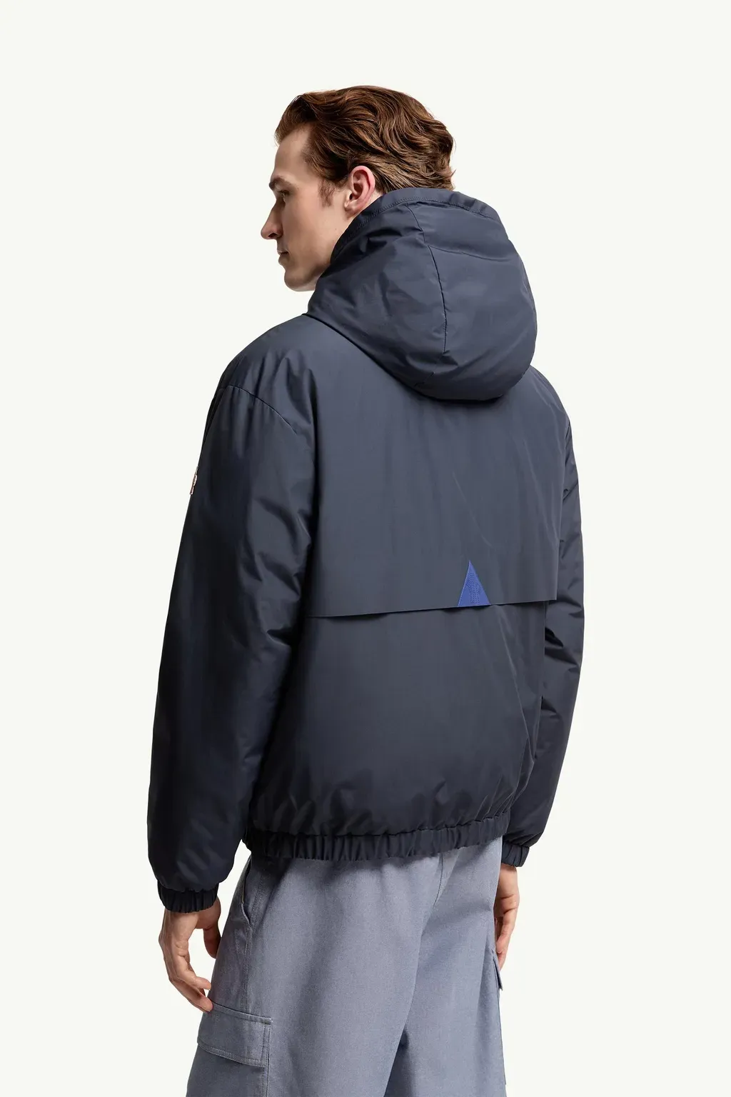 Berguns Reversible Hooded Down Bomber Jacket