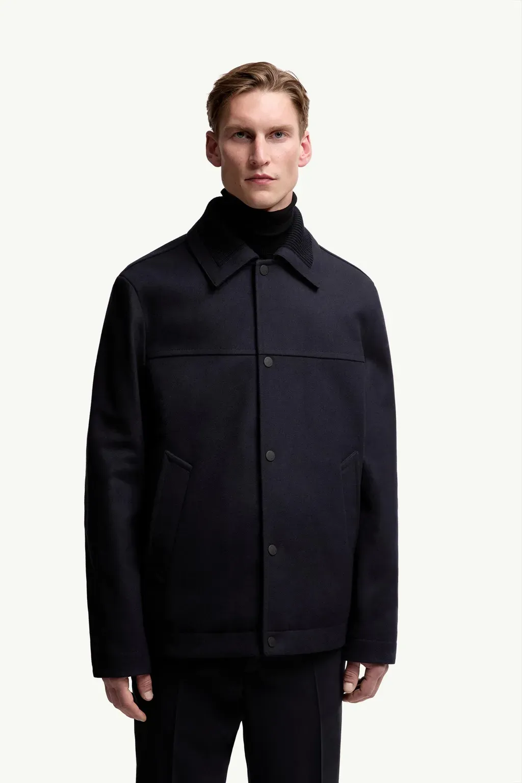 Emilion Wool Blend Shirt Jacket