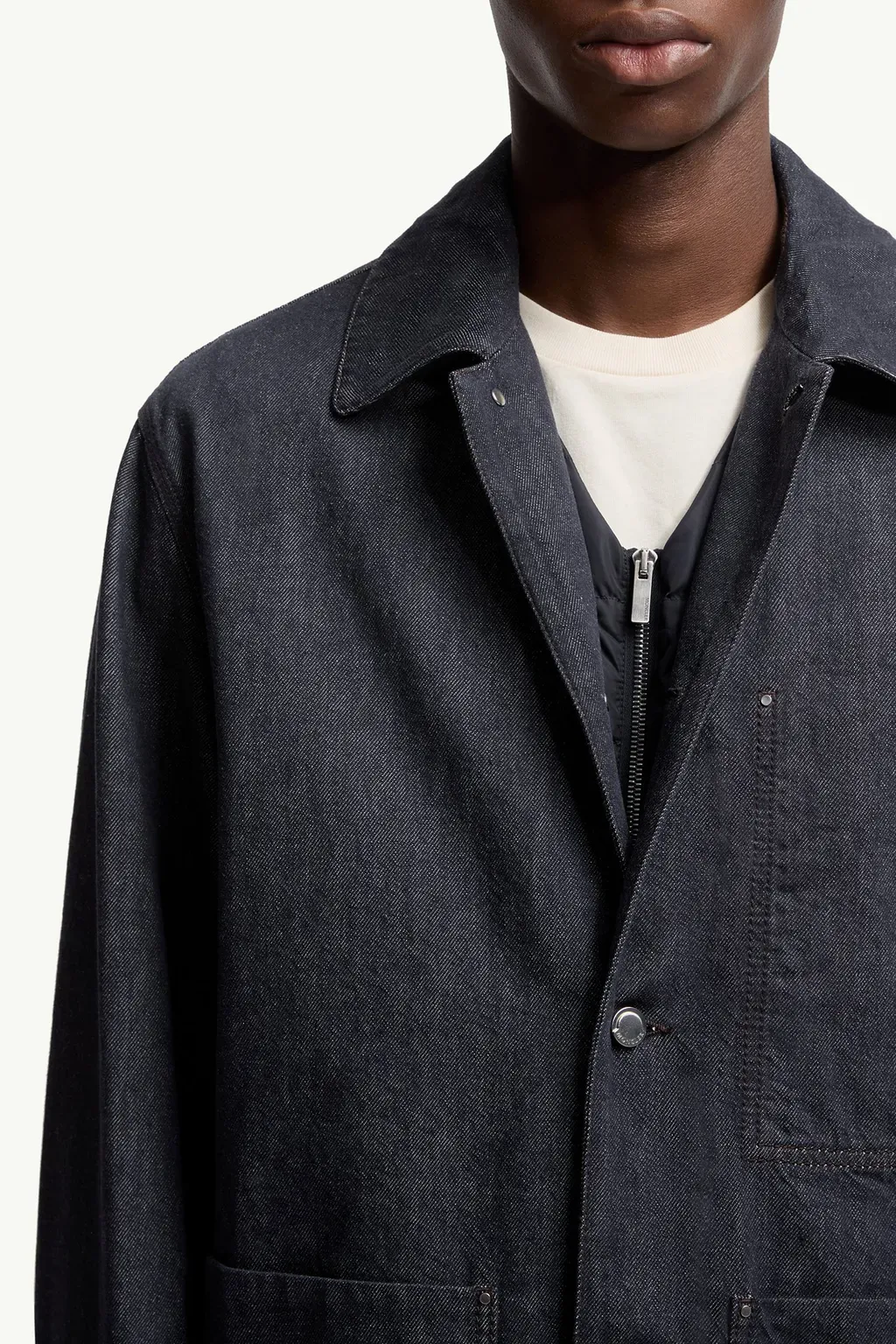 Forets 3-In-1 Denim Down Shirt Jacket
