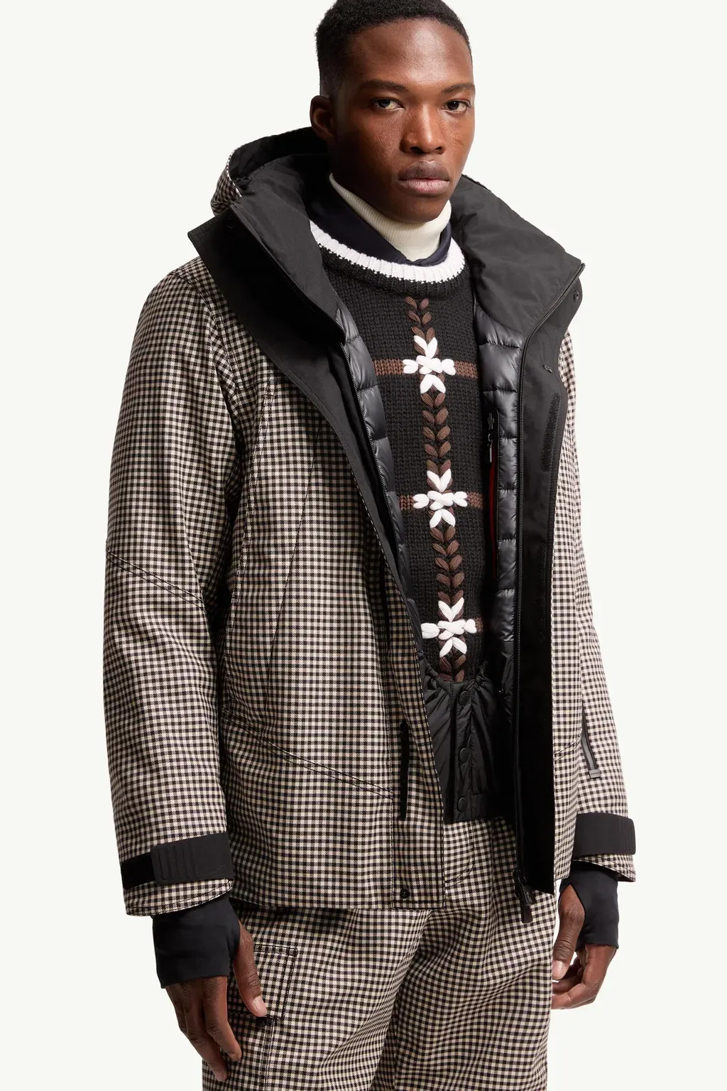 Ettal Wool Hooded Insulated Ski Jacket