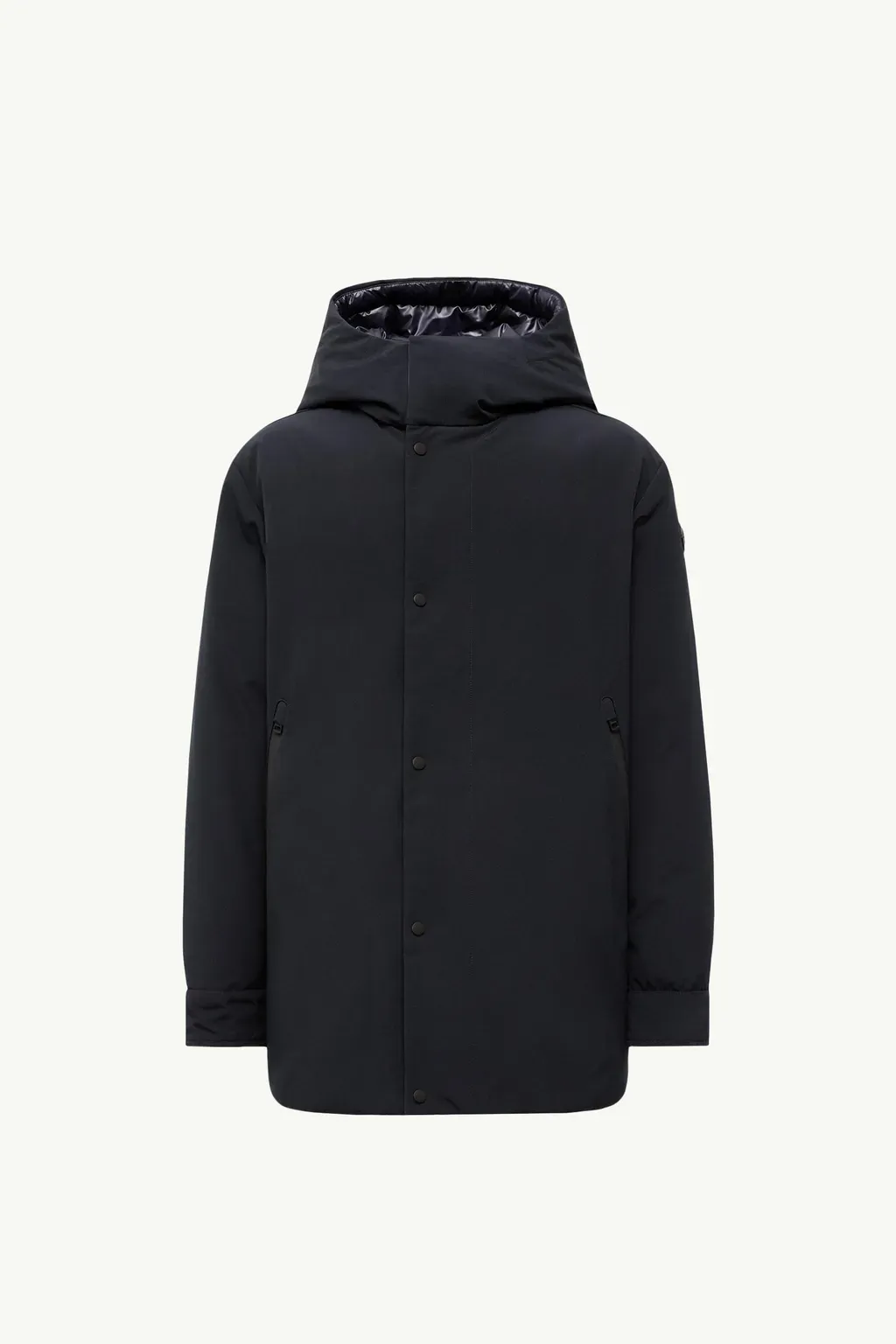 Fowey Reversible Hooded Mid-Length Down Jacket