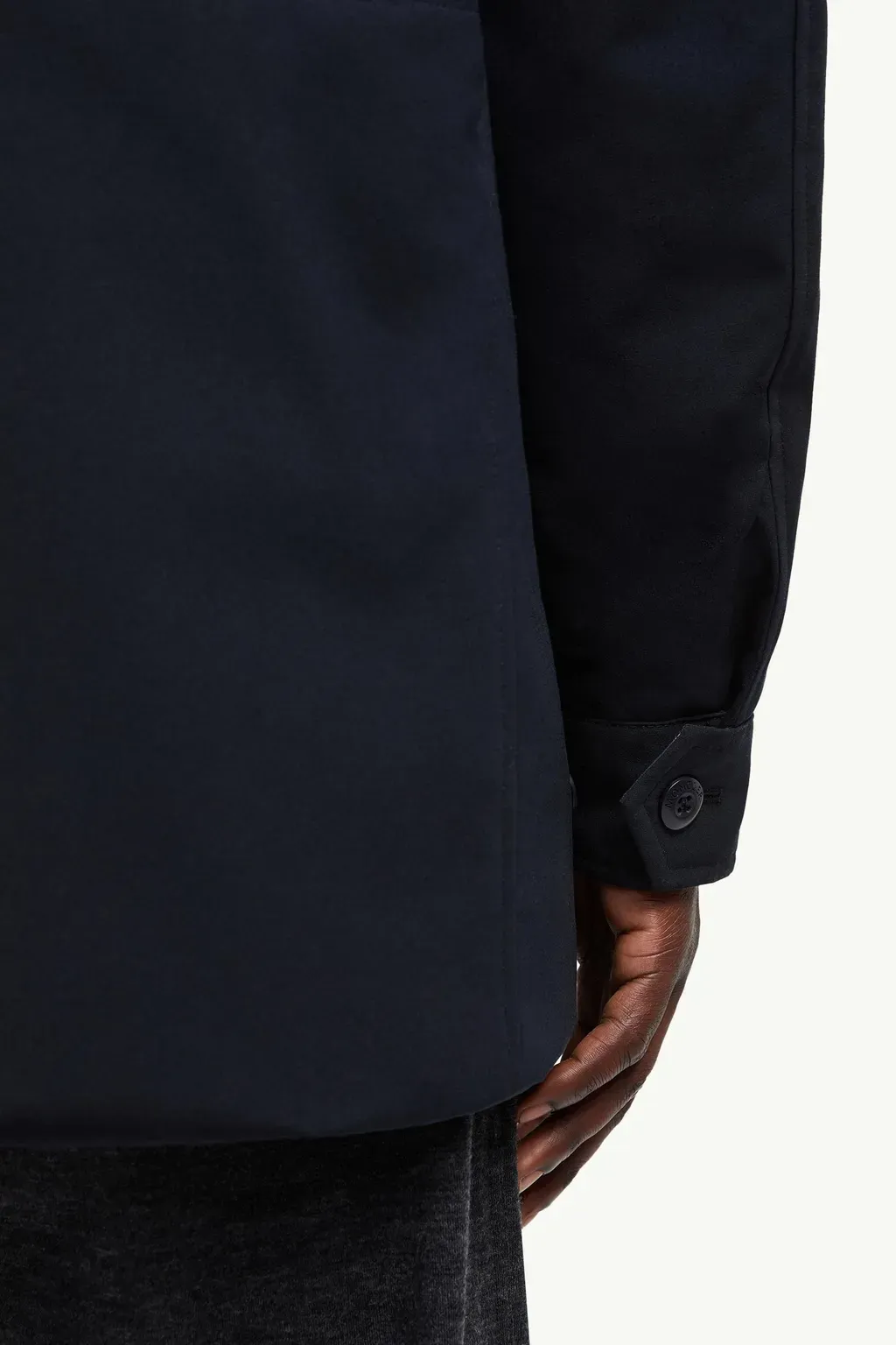 Fowey Reversible Hooded Mid-Length Down Jacket