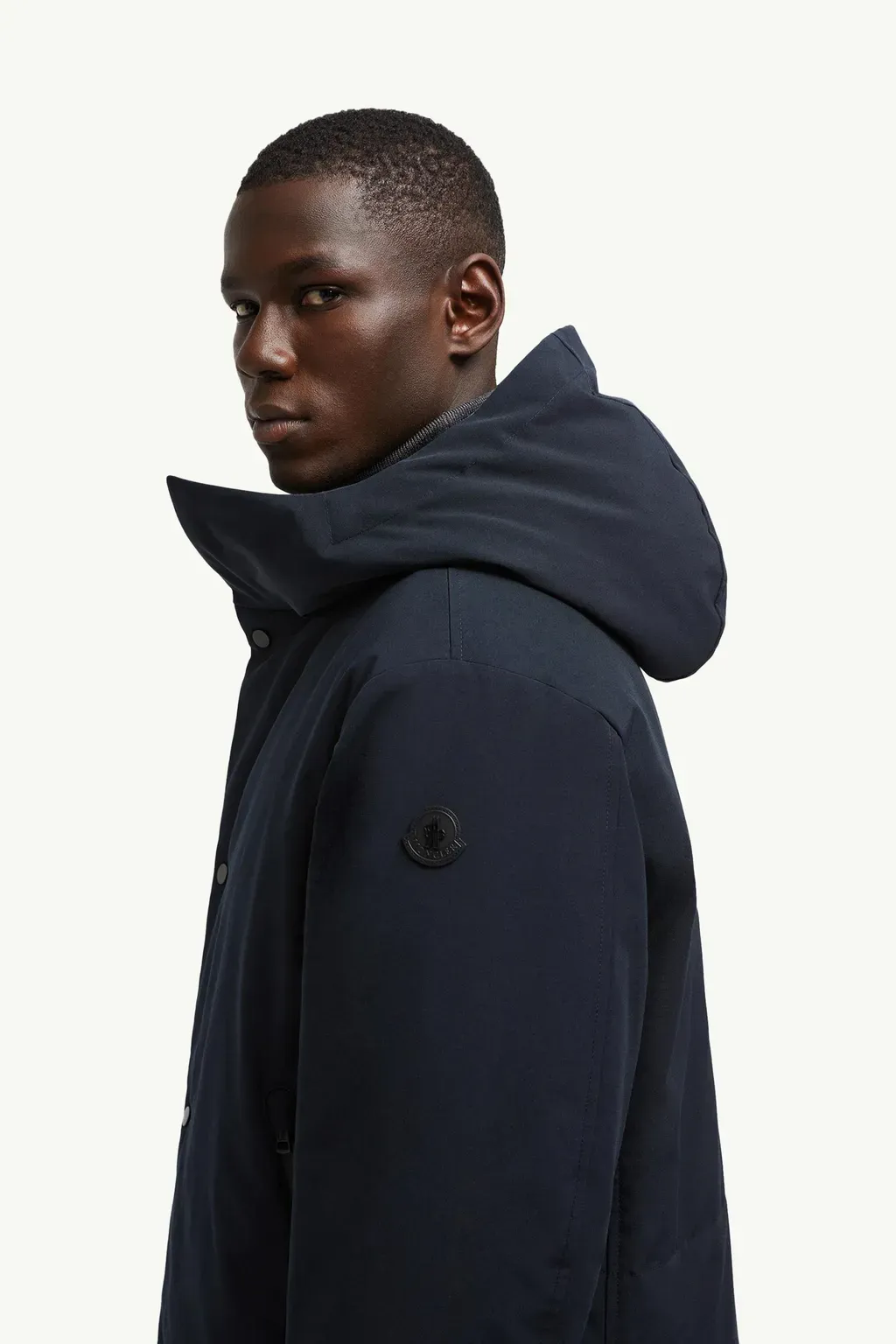 Fowey Reversible Hooded Mid-Length Down Jacket