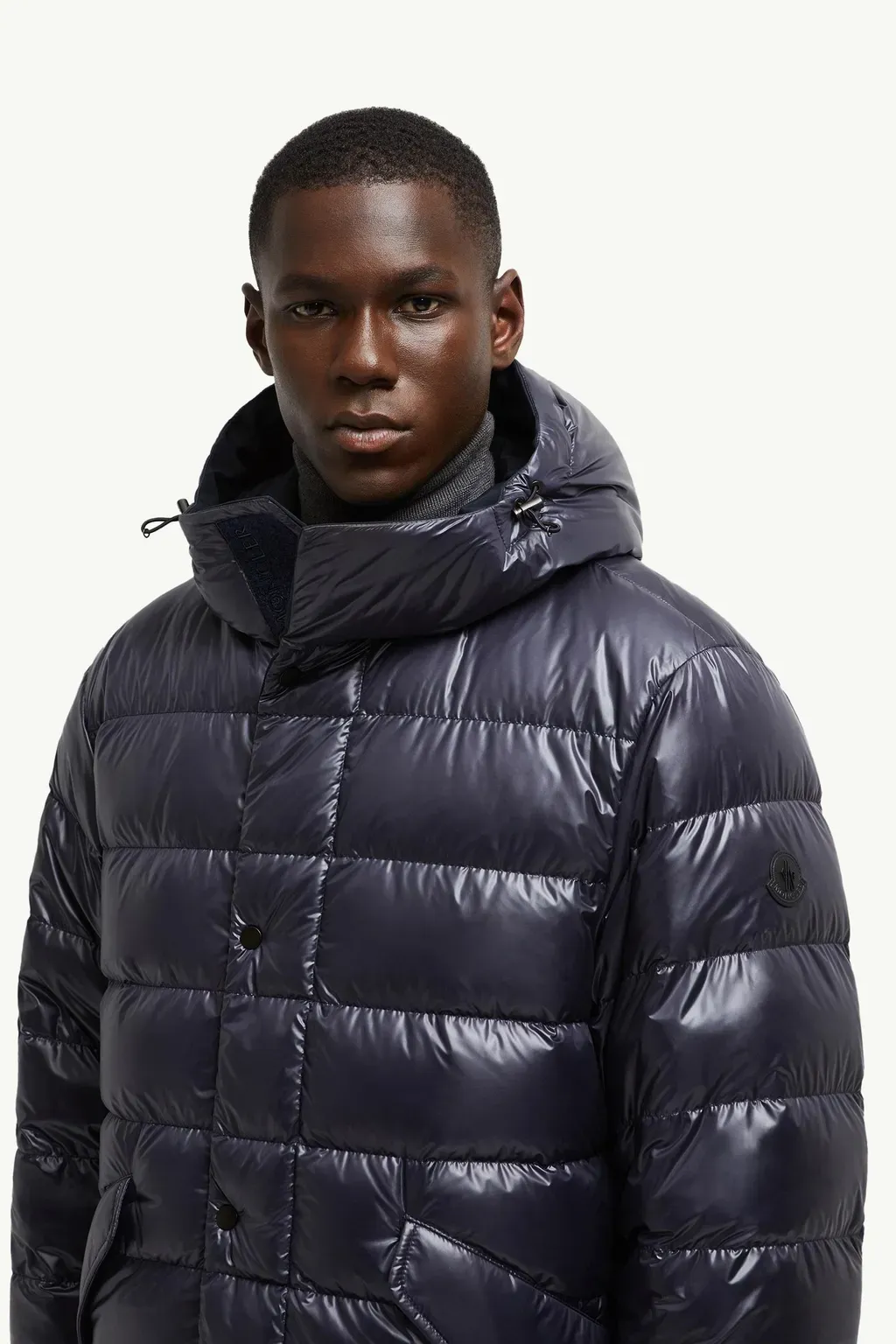 Fowey Reversible Hooded Mid-Length Down Jacket