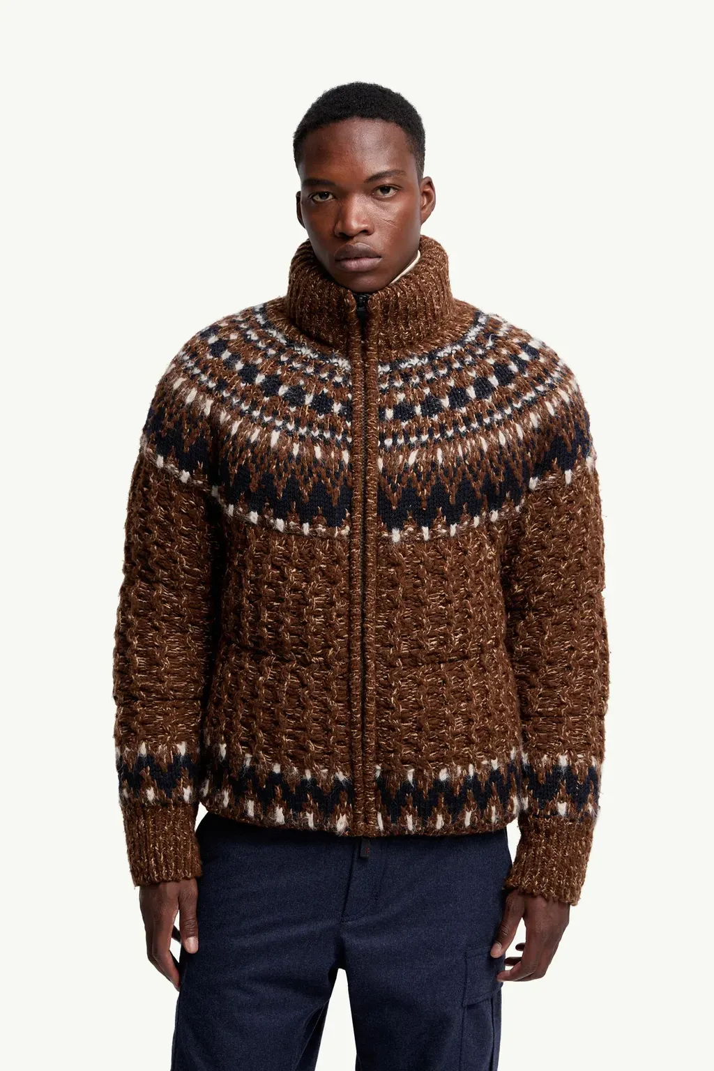 Indren Wool Blend Down Jacket