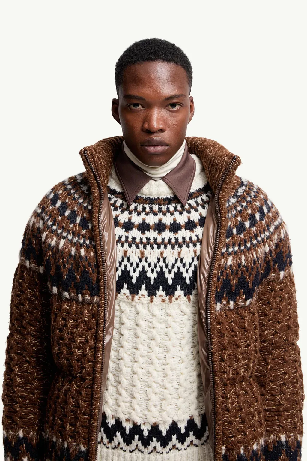 Indren Wool Blend Down Jacket