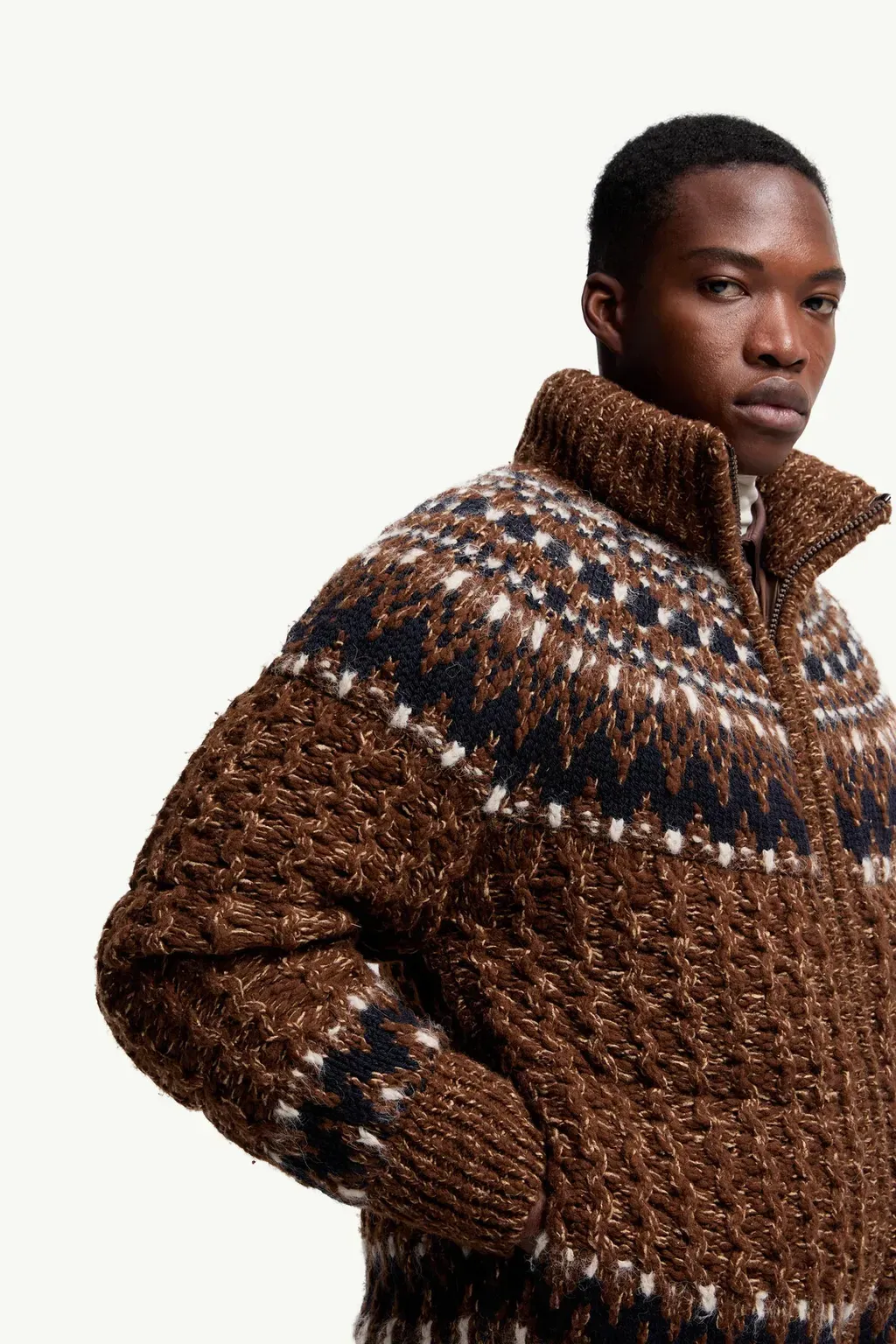 Indren Wool Blend Down Jacket