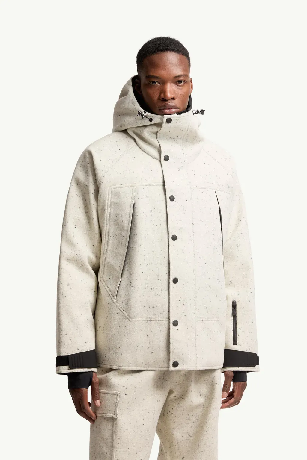 Marnaz Technical Wool Hooded Insulated Ski Jacket