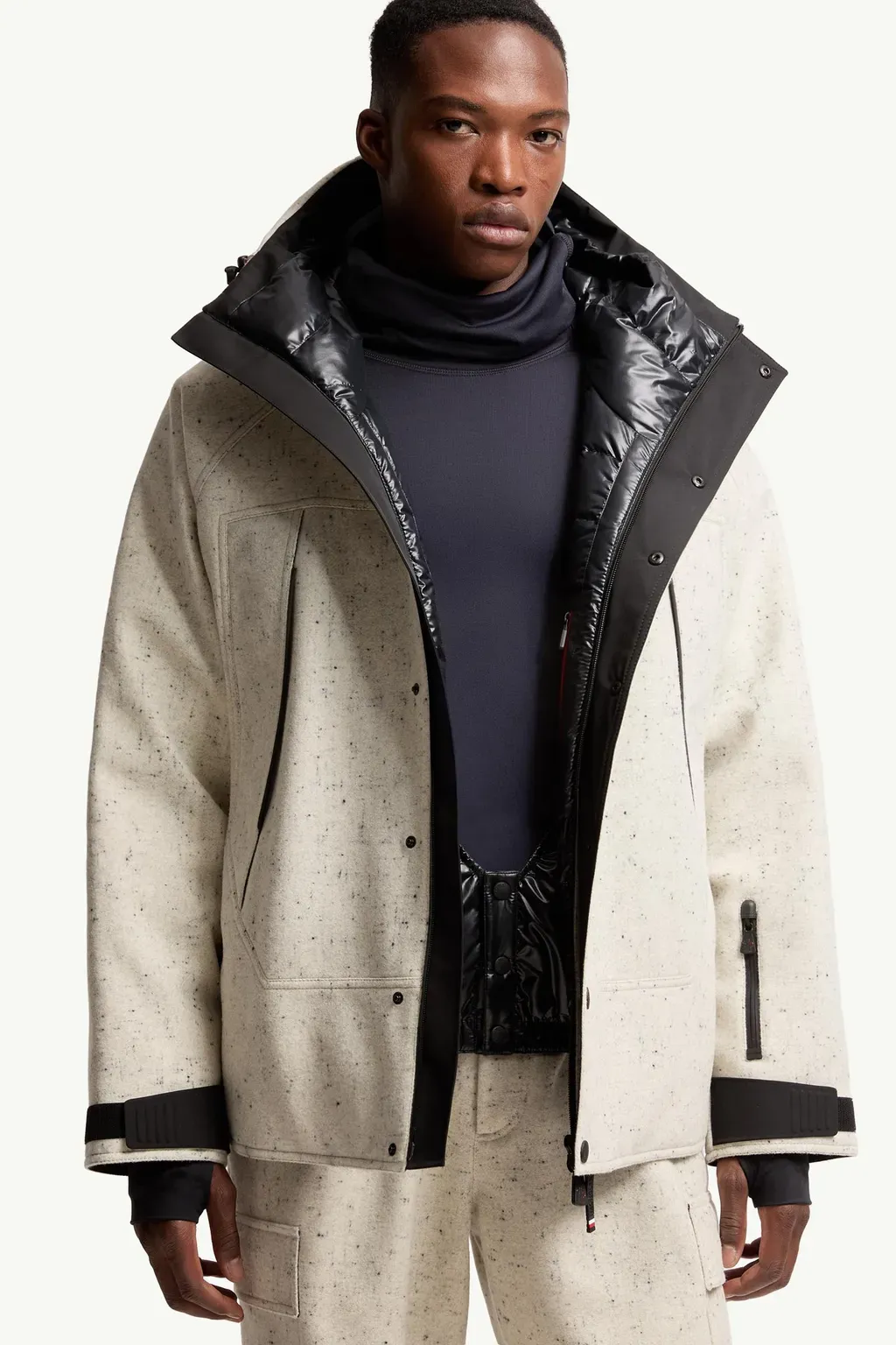 Marnaz Technical Wool Hooded Insulated Ski Jacket