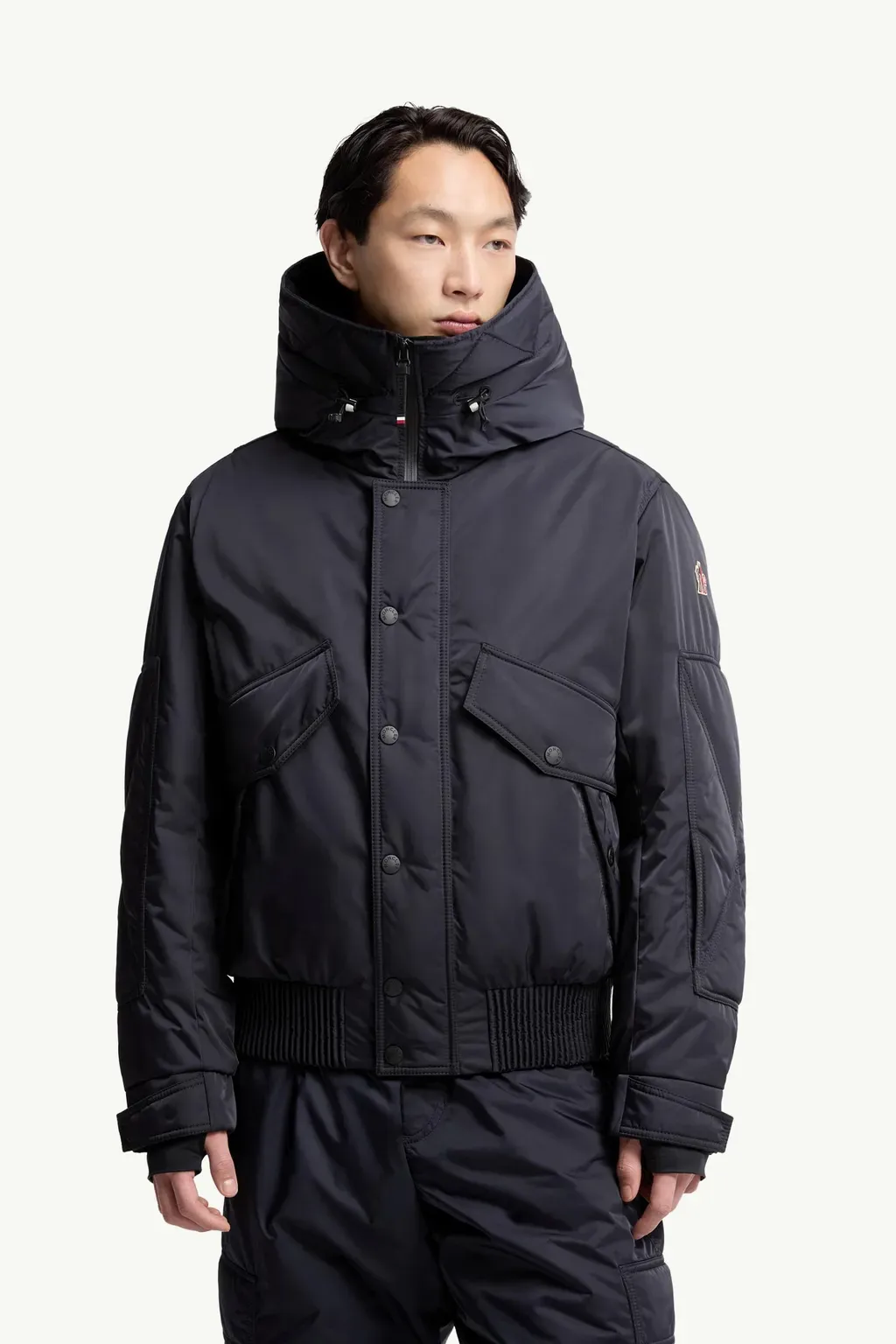 Breche Shearling-Trimmed Hooded Insulated Ski Jacket