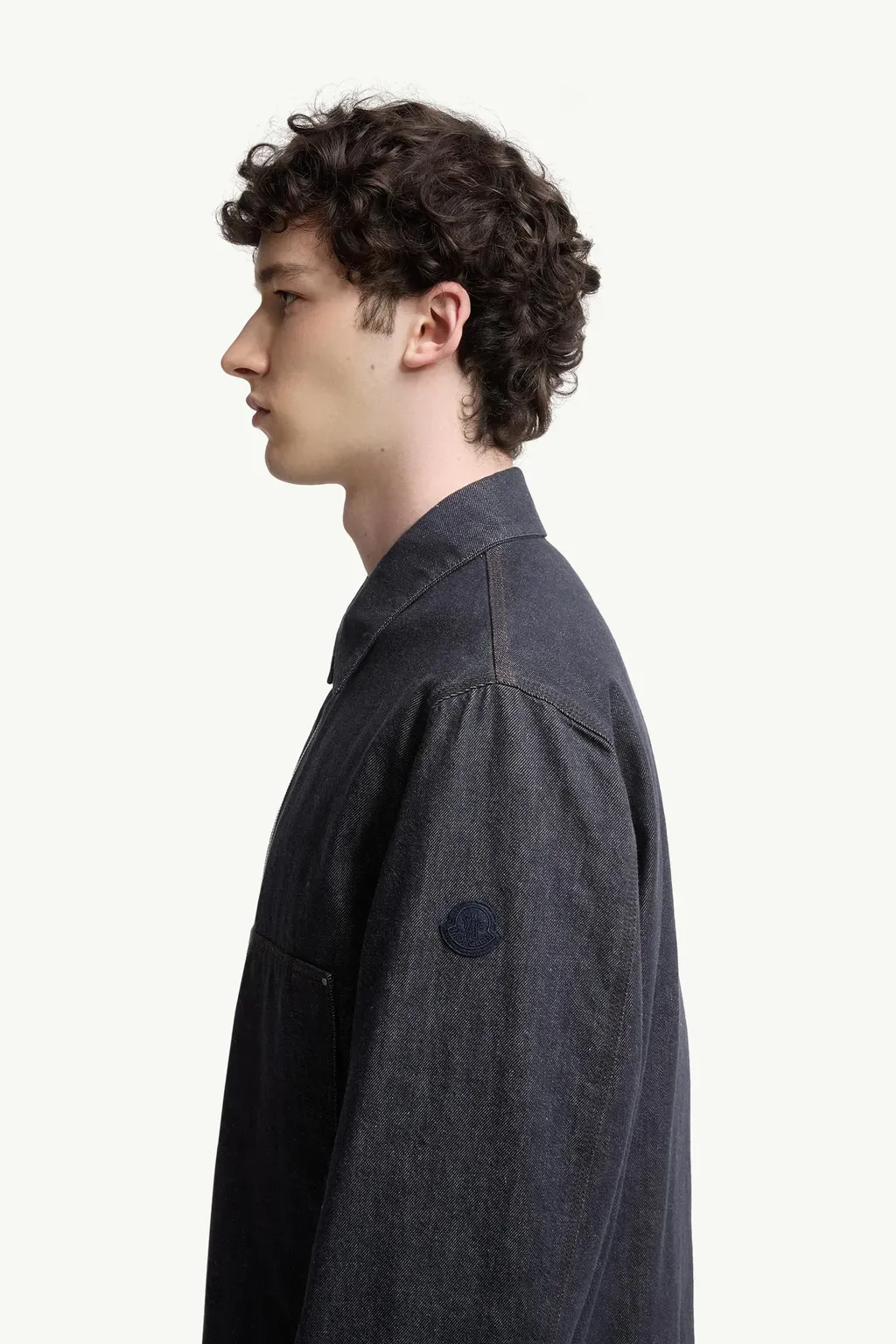 Ormoy Denim Down Shirt Jacket